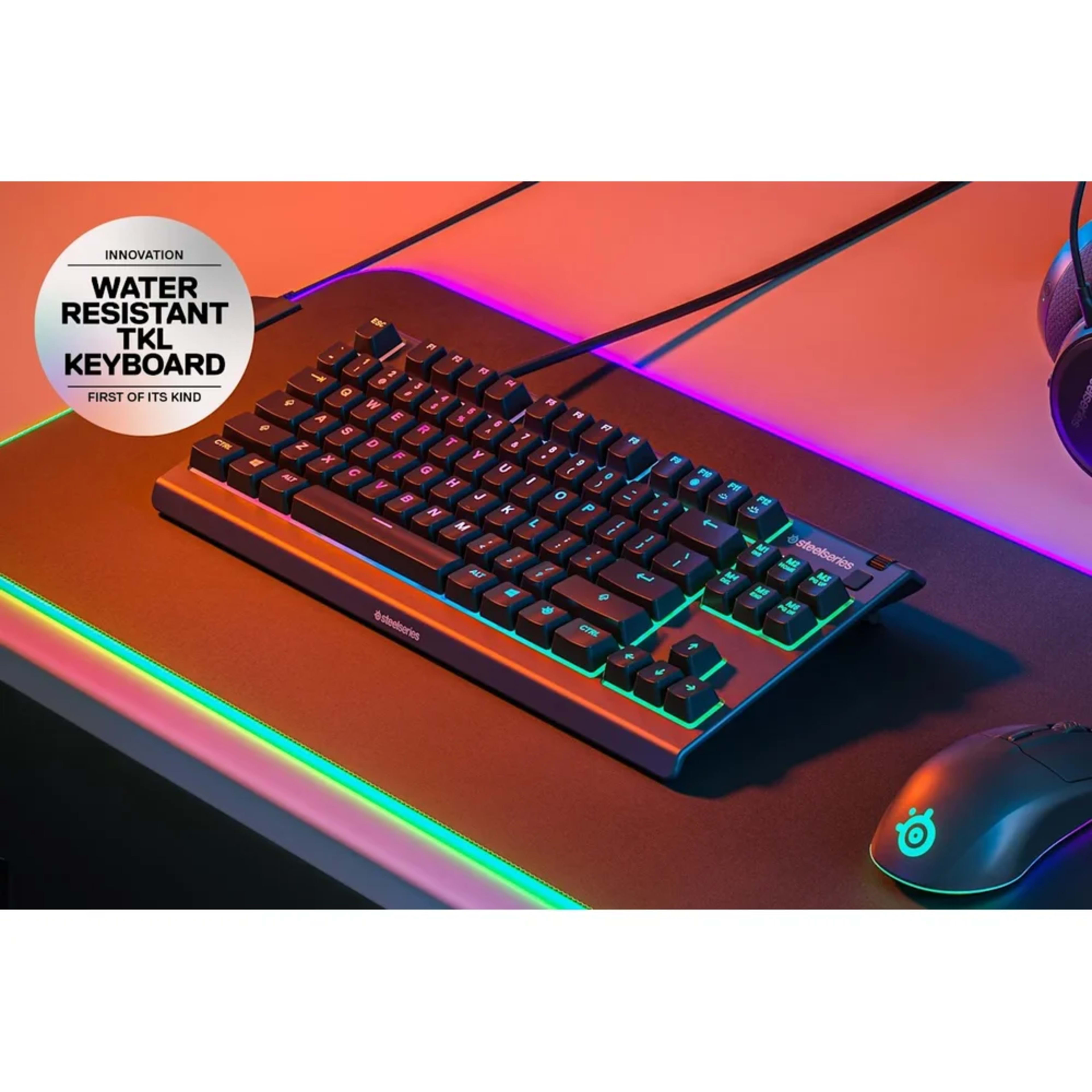 Steelseries Apex 3 TKL Gaming Keyboard - Main Image Steelseries Apex 3 TKL Gaming Keyboard - Main Image