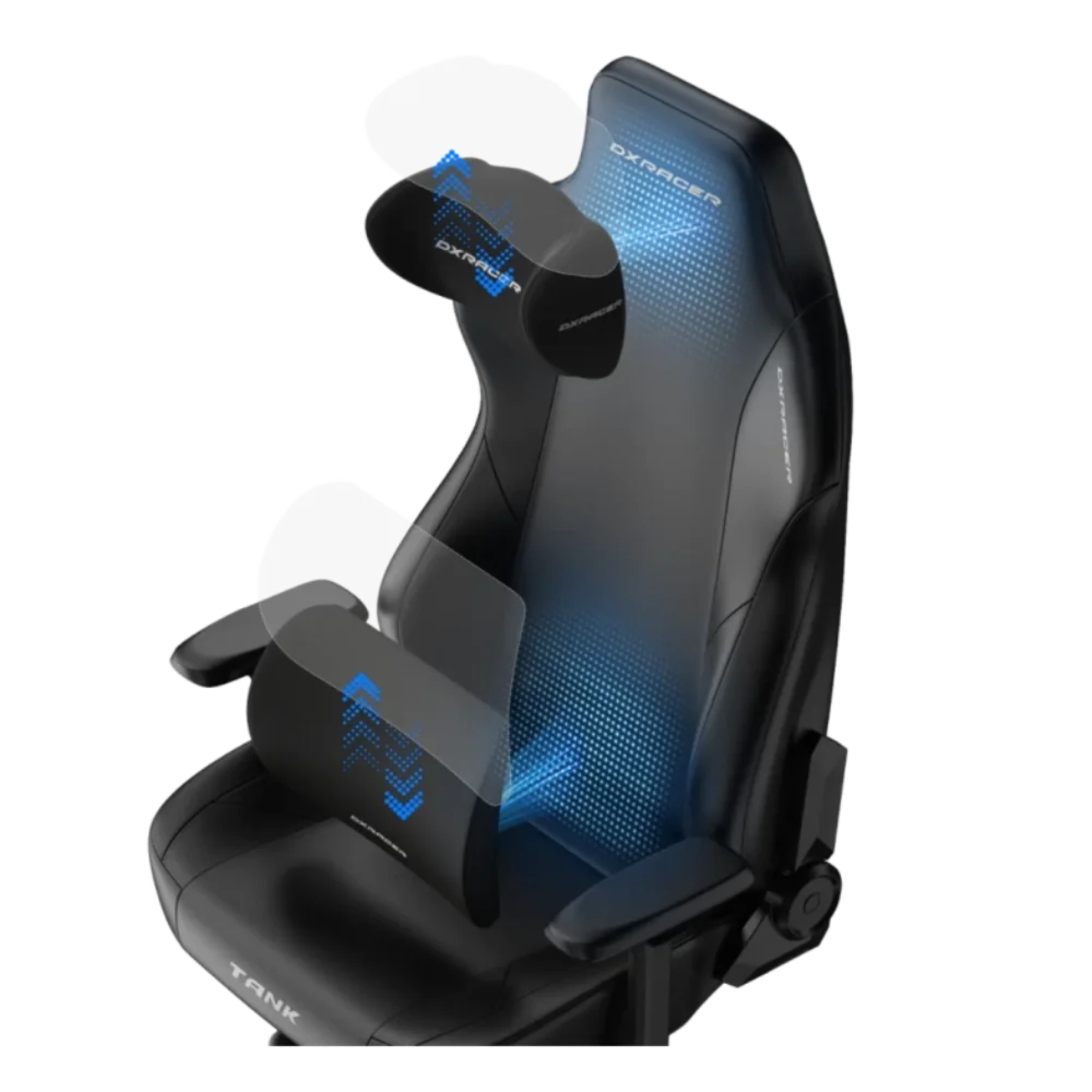 DXRacer Tank Series Gaming Chair - Black / Red 4 DXRacer Tank Series Gaming Chair - Black / Red thumbnail 4