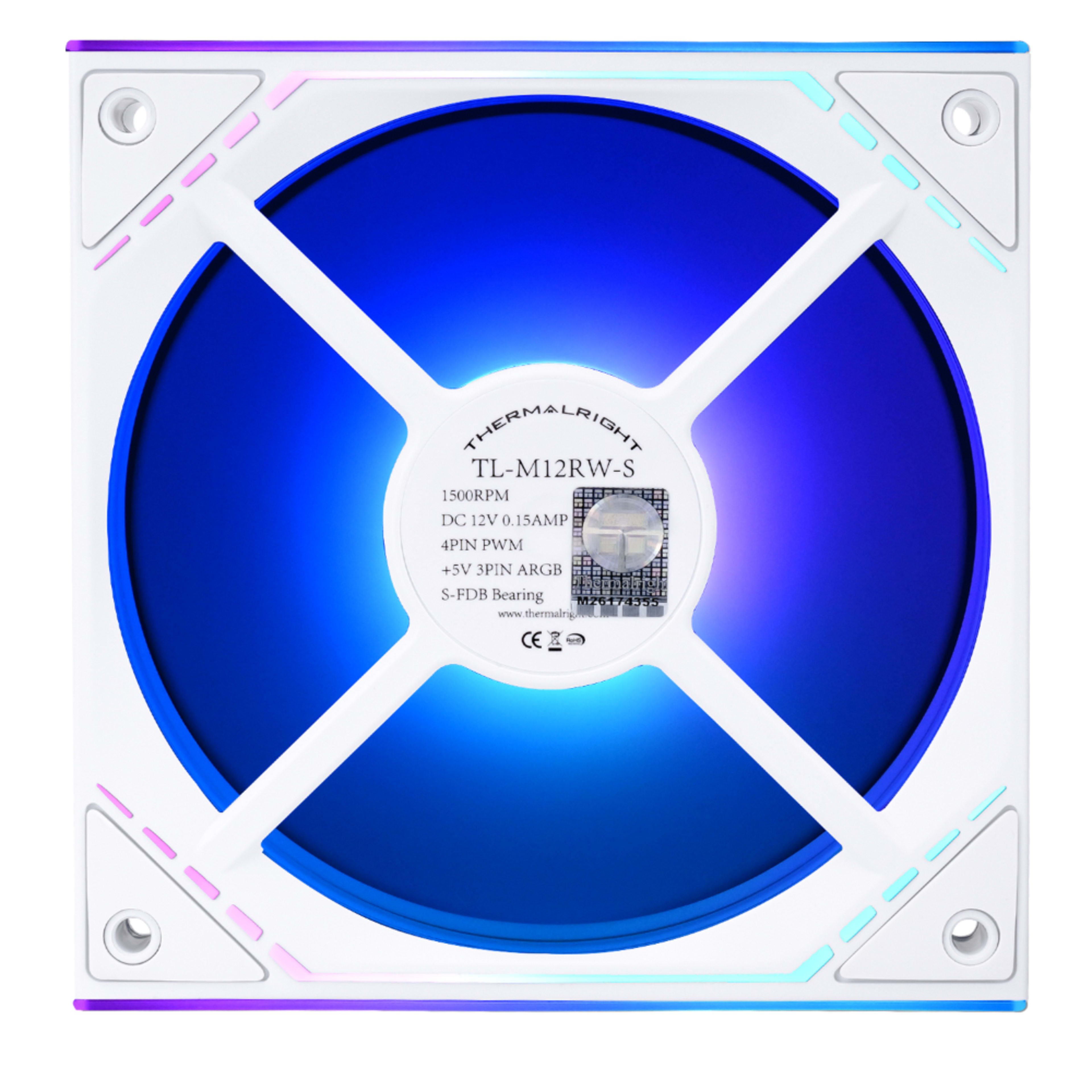 Thermal Right TL-M12RW-S CASE FAN 2 Thermal Right TL-M12RW-S CASE FAN thumbnail 2