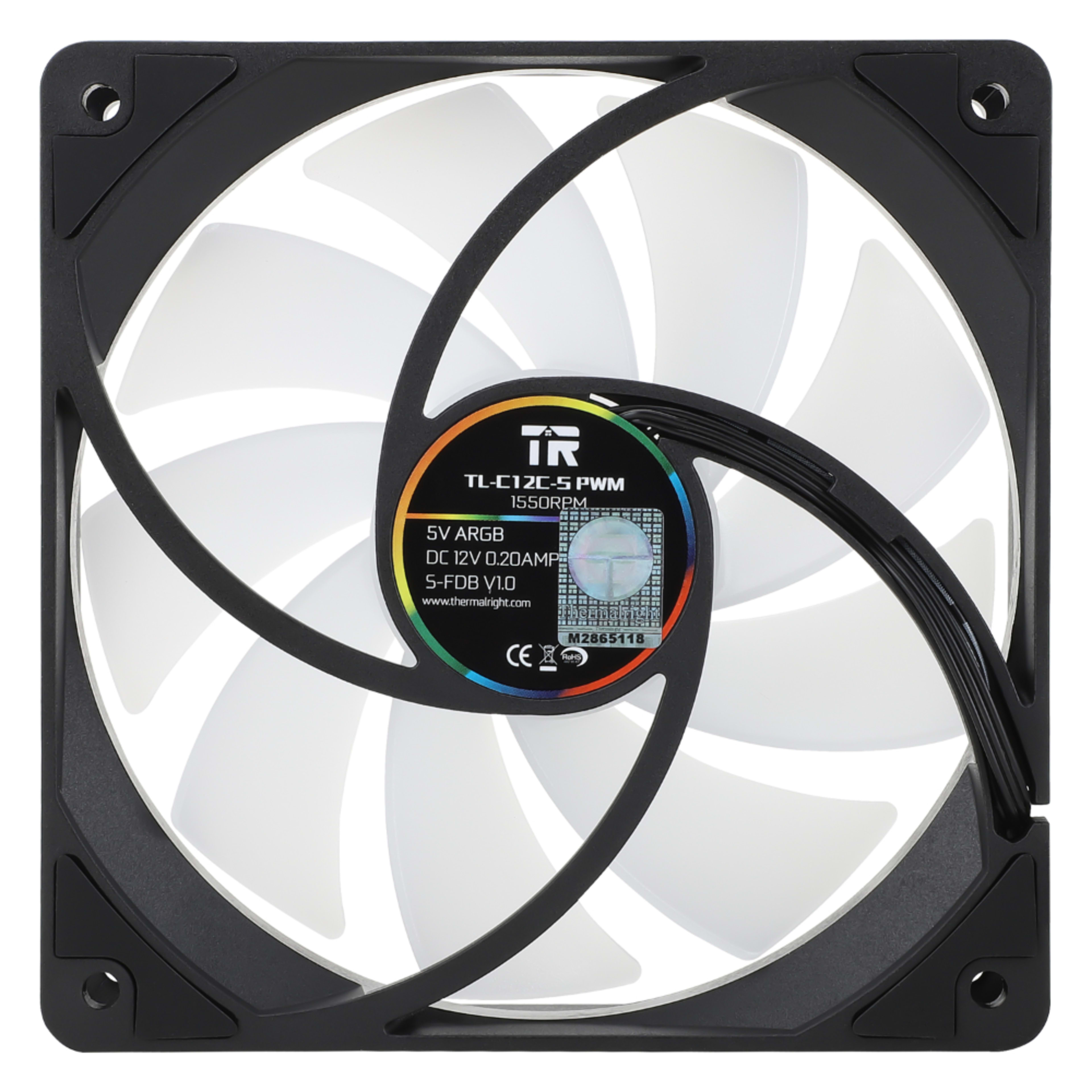Thermal Right TR TL C12C-S X3 CASE FAN BLACK - Main Image Thermal Right TR TL C12C-S X3 CASE FAN BLACK - Main Image