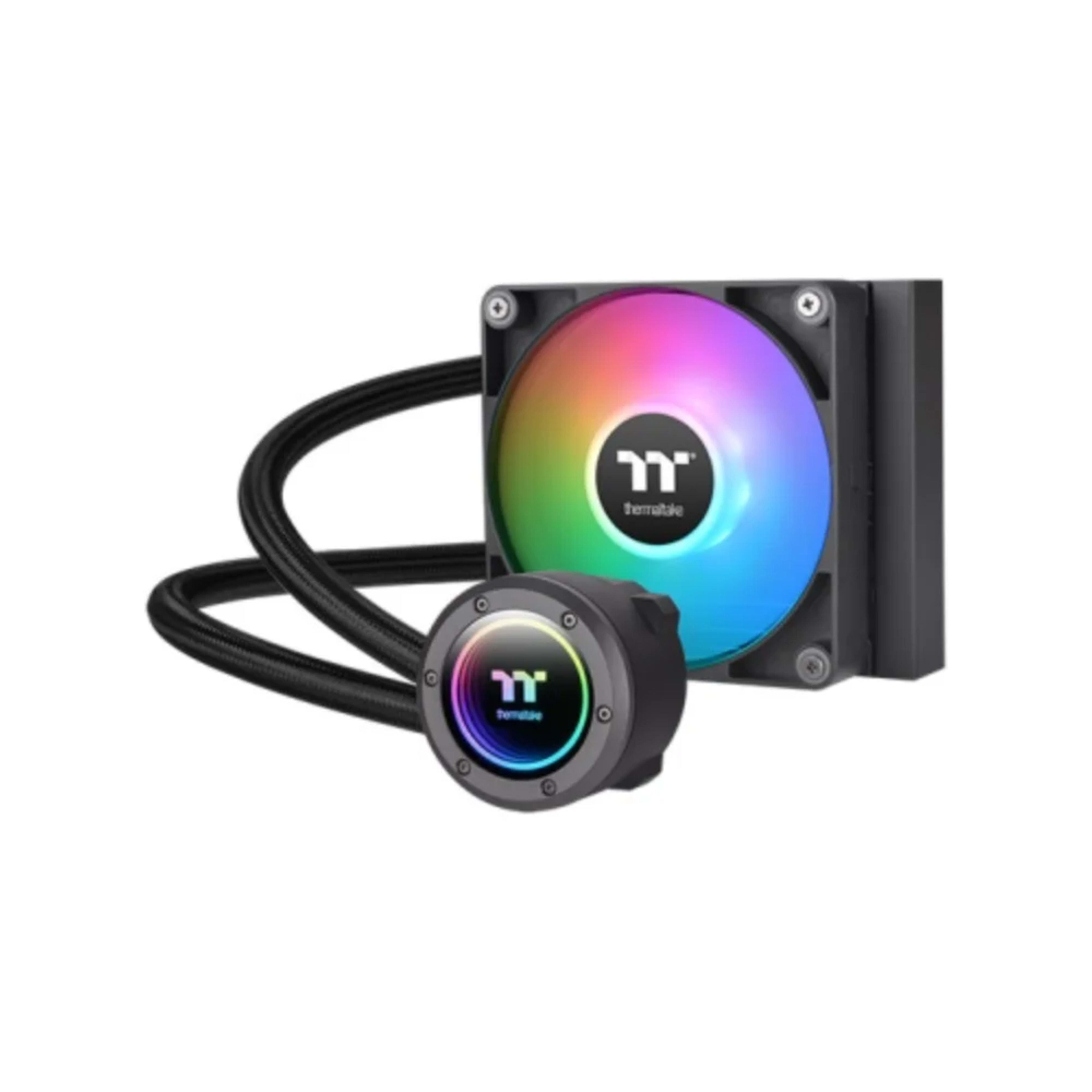 Thermaltake TH120 ARGB Sync AIO Liquid Cooler - Black - Main Image Thermaltake TH120 ARGB Sync AIO Liquid Cooler - Black - Main Image