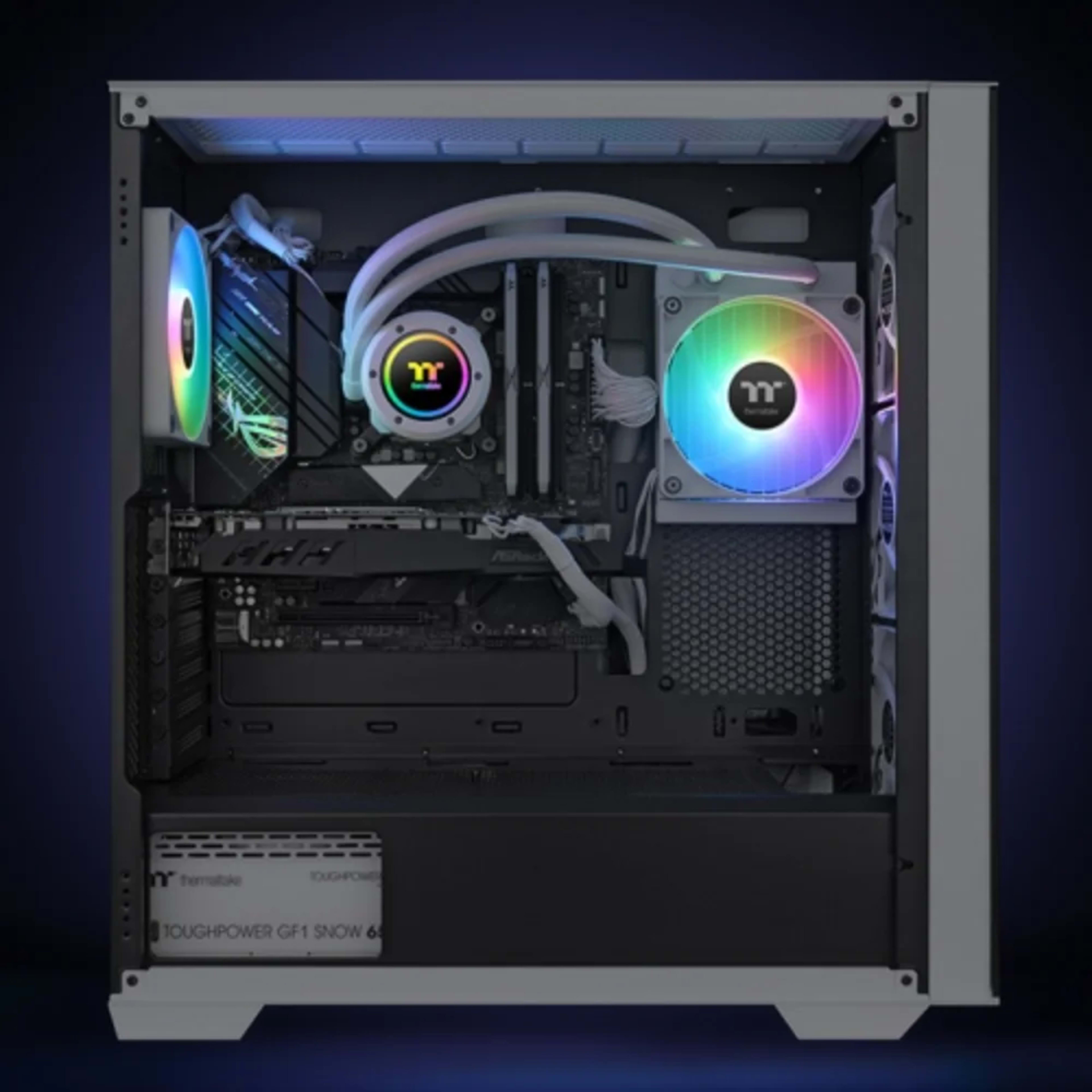 Thermaltake TH120 ARGB Sync AIO Liquid Cooler - Snow - Main Image