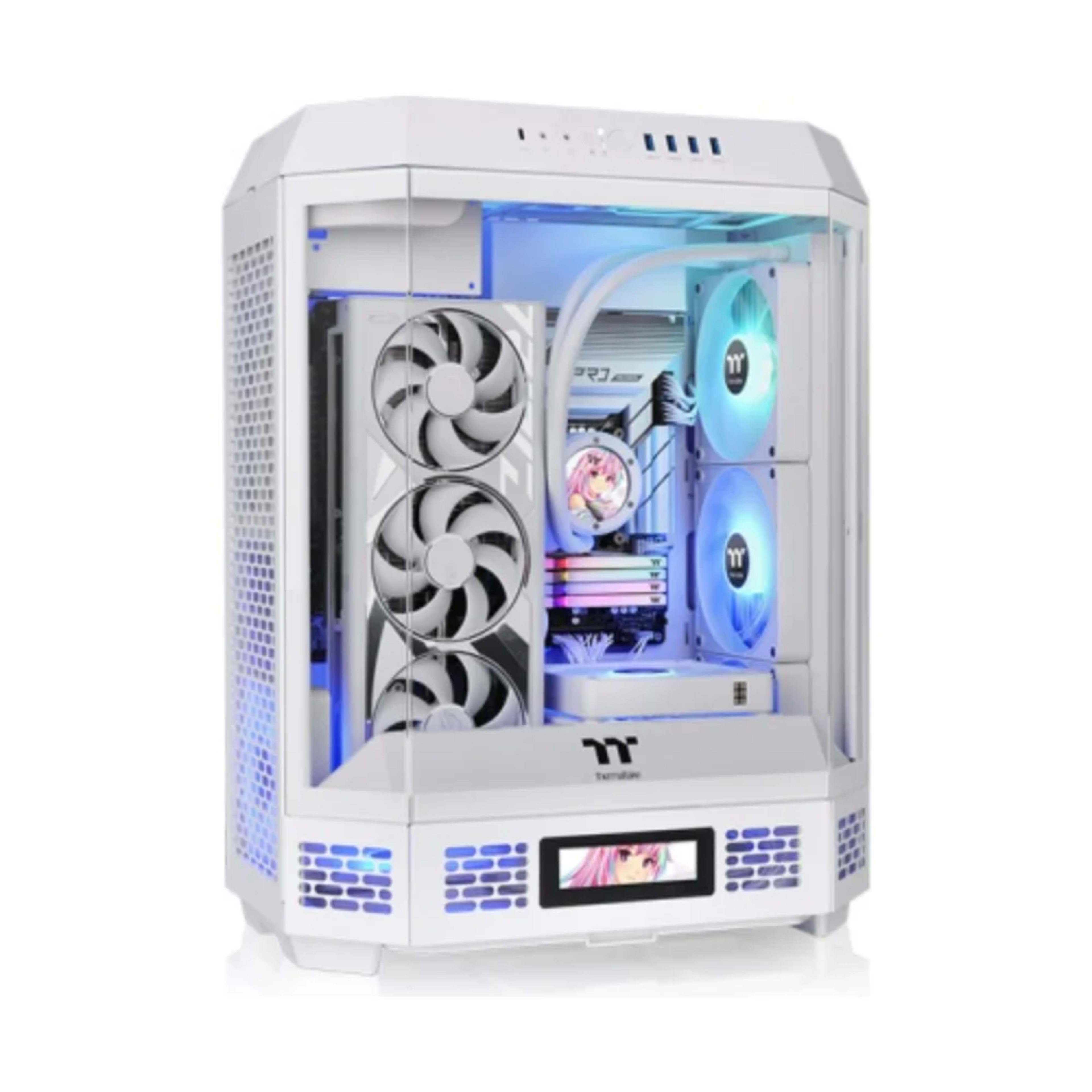 Thermaltake The Tower 600 Black ATX MICRO TOWER CASE Snow - Main Image Thermaltake The Tower 600 Black ATX MICRO TOWER CASE Snow - Main Image