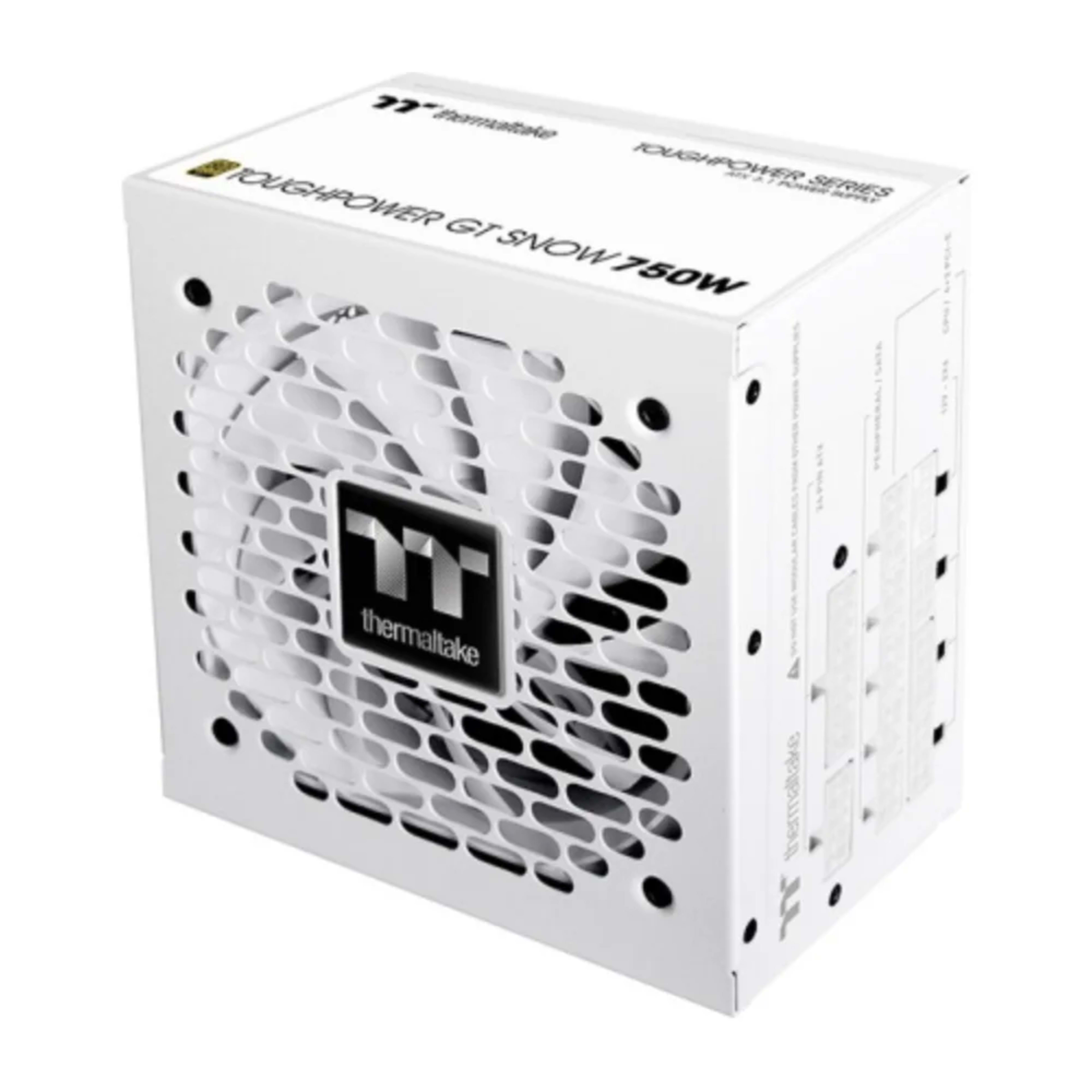 Thermaltake Toughpower GT Snow Power Supply, 750W, 80 PLUS Gold, Fully Modular, ATX 3.1, PCIe Gen 5.1, White 5 Thermaltake Toughpower GT Snow Power Supply, 750W, 80 PLUS Gold, Fully Modular, ATX 3.1, PCIe Gen 5.1, White thumbnail 5
