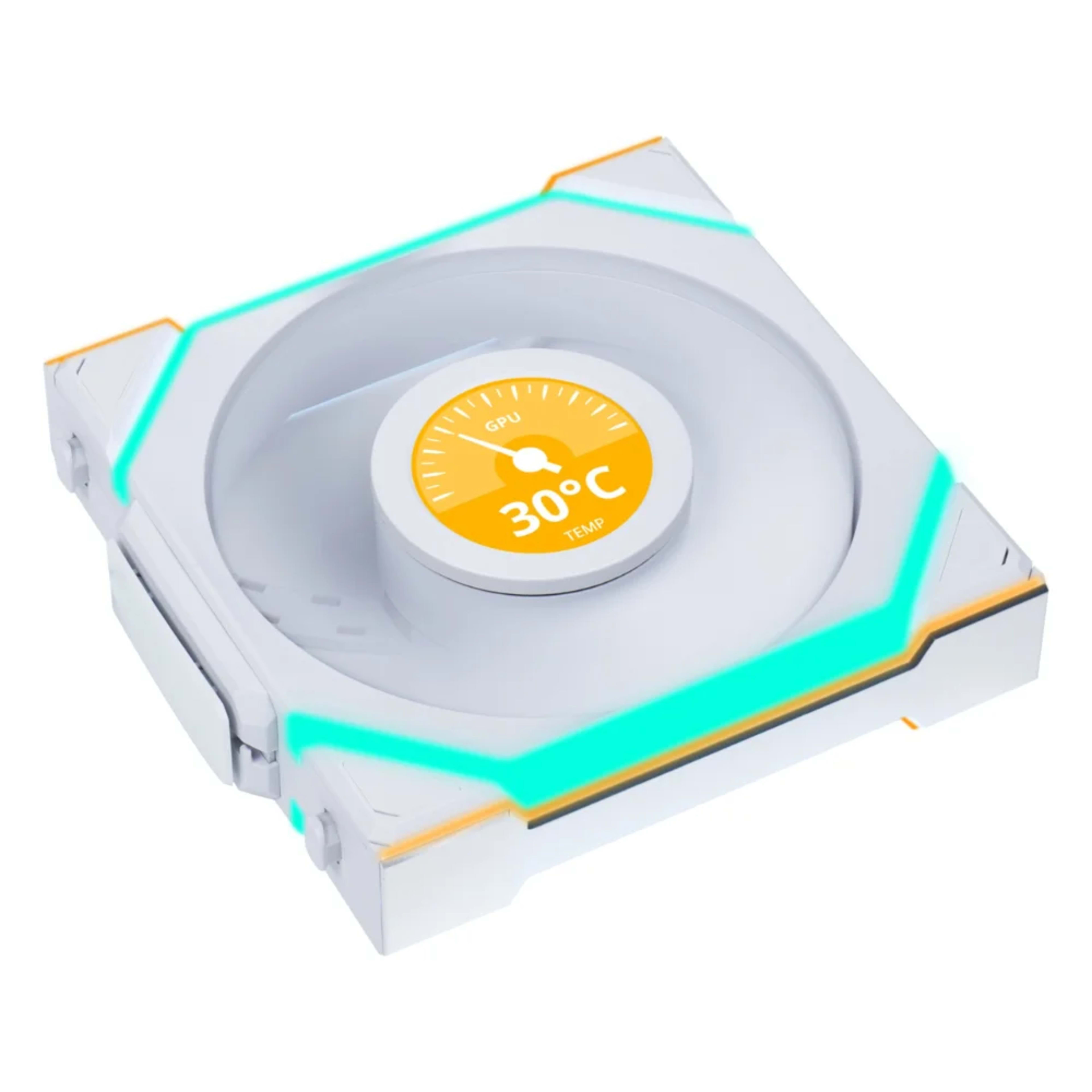 UNI Fan SL-120 LCD  Reverse Wireless White - Main Image