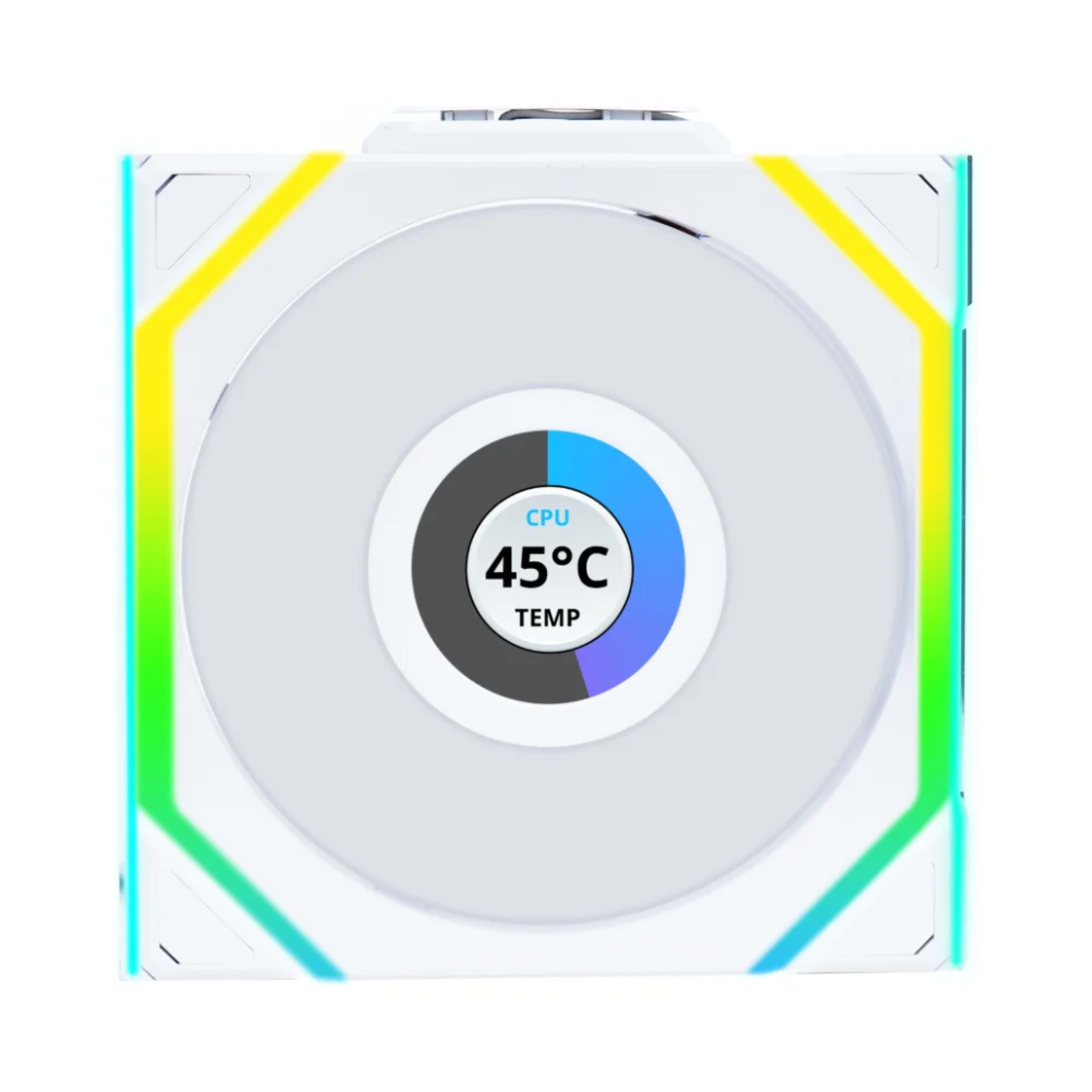 UNI Fan SL-120 LCD  Reverse Wireless White thumbnail 5