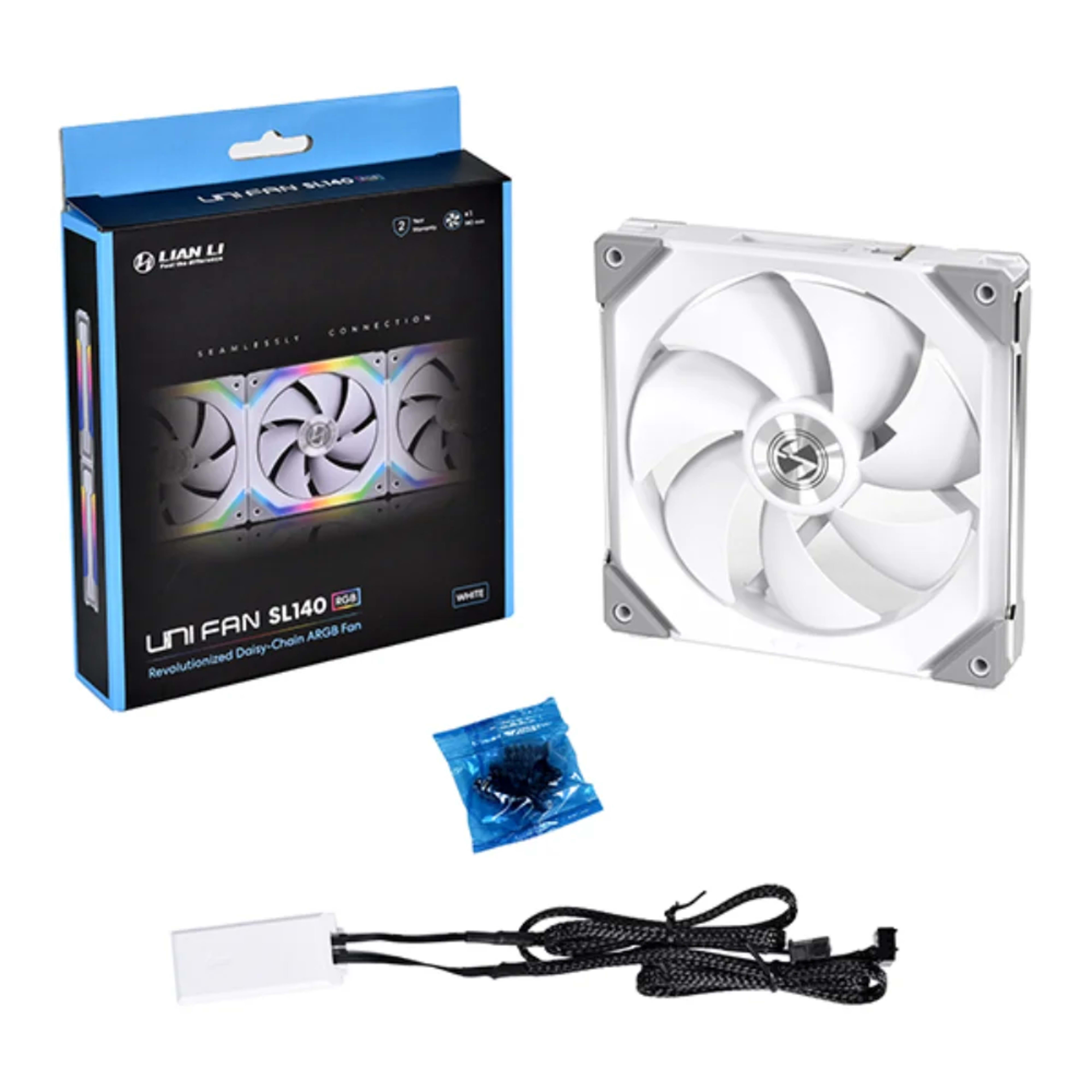 UNI Fan SL-120 LCD Wireless - White 3 UNI Fan SL-120 LCD Wireless - White thumbnail 3