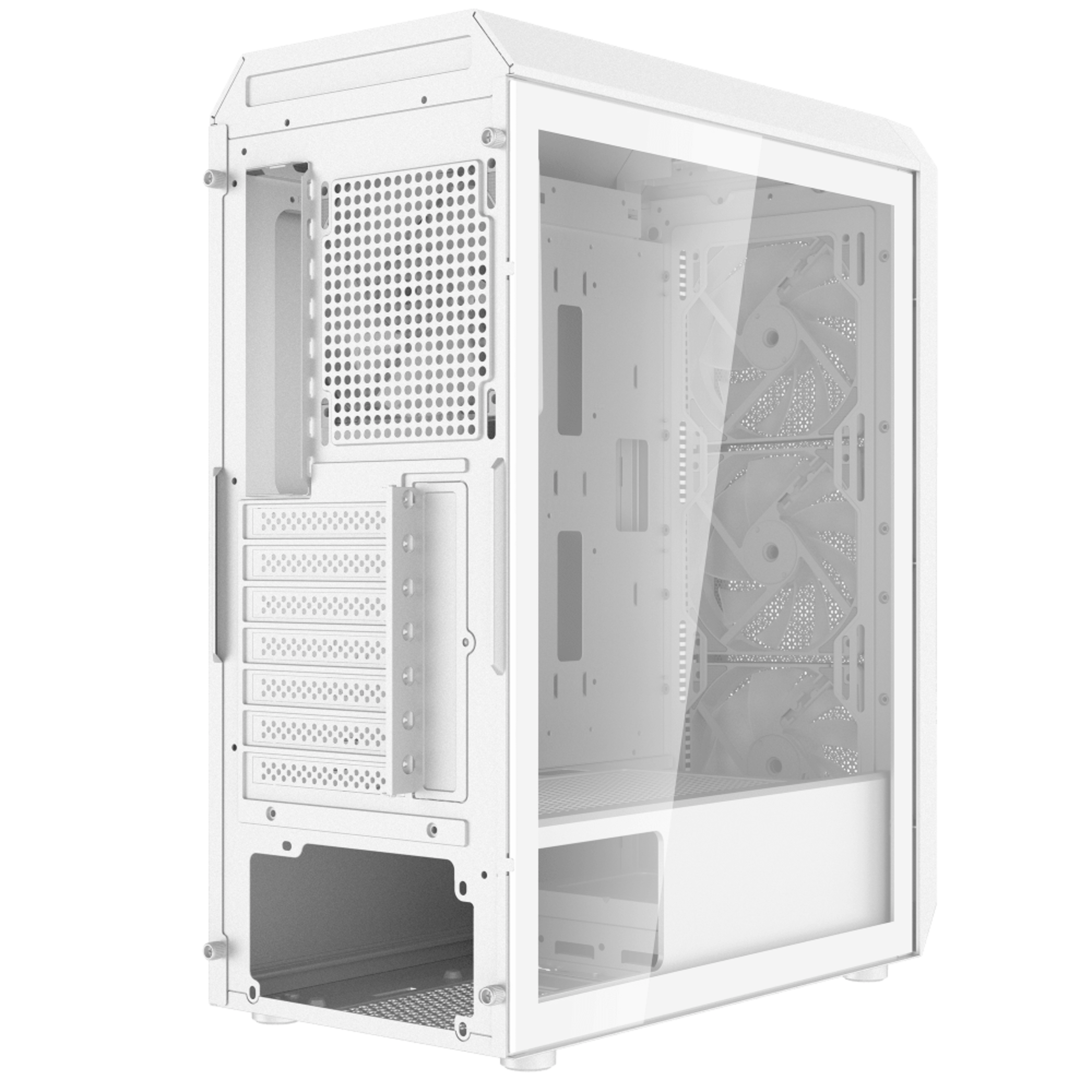 XPG VALOR AIR PLUS Mid Tower Gaming Chassis (White) 5 XPG VALOR AIR PLUS Mid Tower Gaming Chassis (White) thumbnail 5