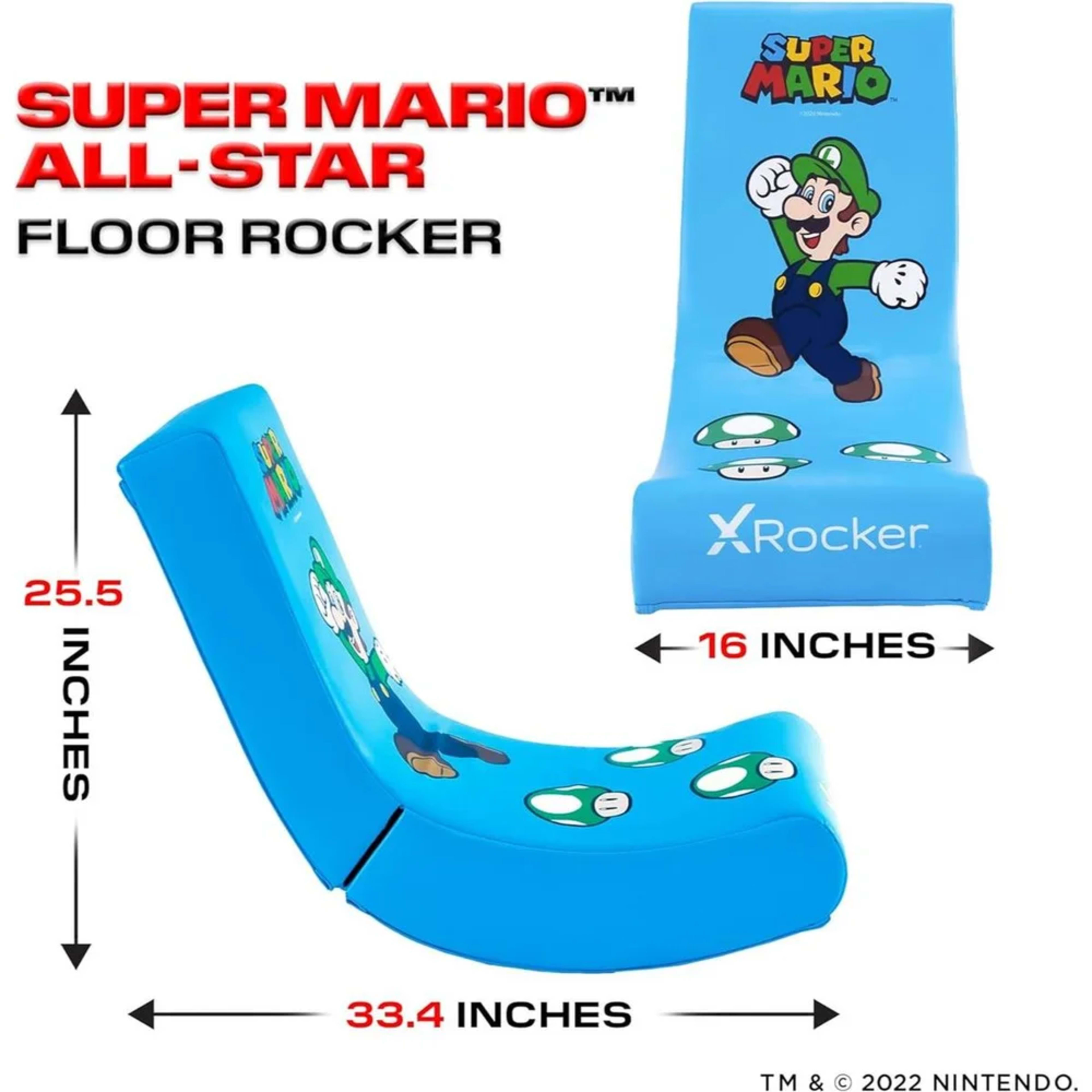 XROCKER NINTENDO ALLSTAR – LUIGI VIDEO ROCKER 2 XROCKER NINTENDO ALLSTAR – LUIGI VIDEO ROCKER thumbnail 2
