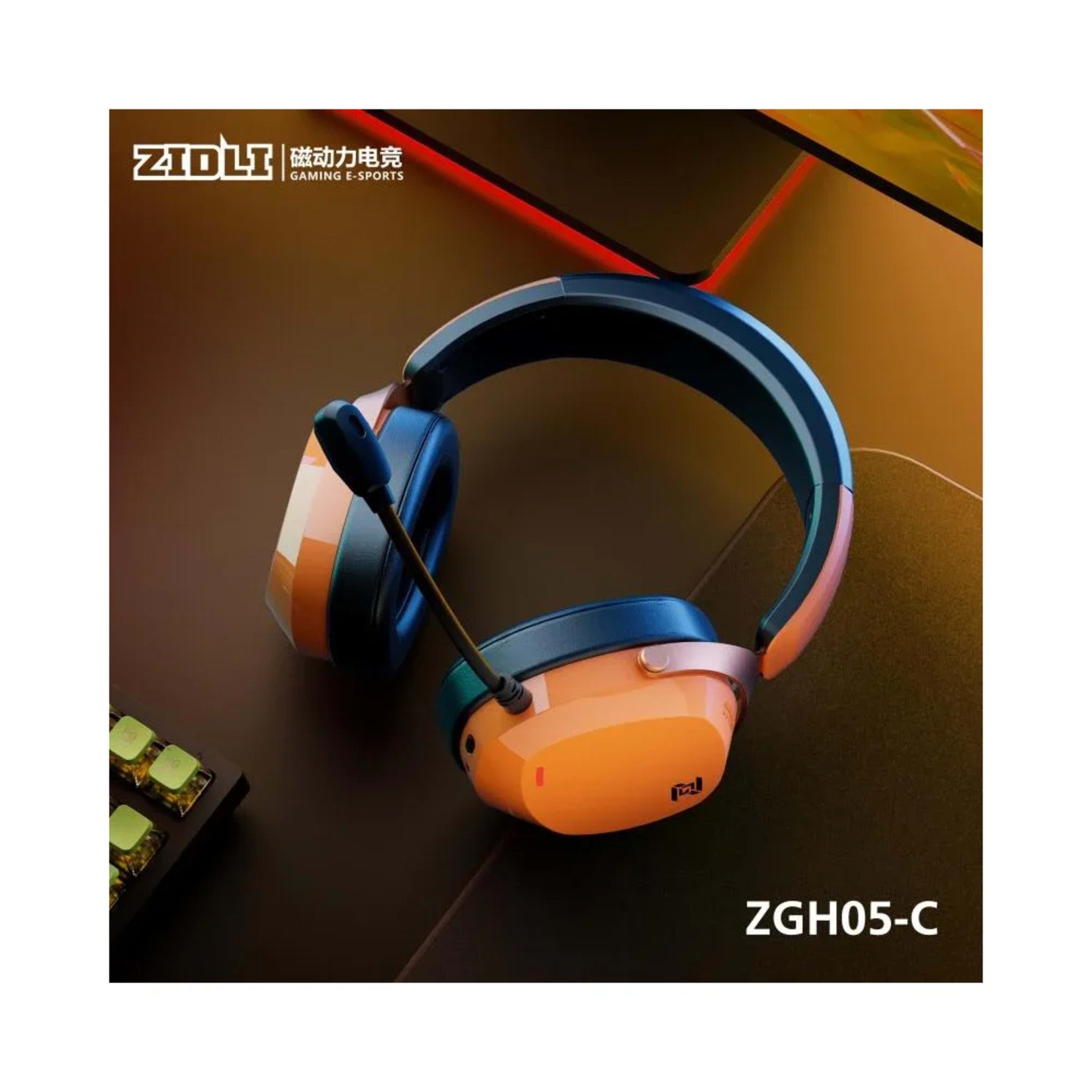 ZIdli Wired 7.1 Headset Orange - Main Image ZIdli Wired 7.1 Headset Orange - Main Image