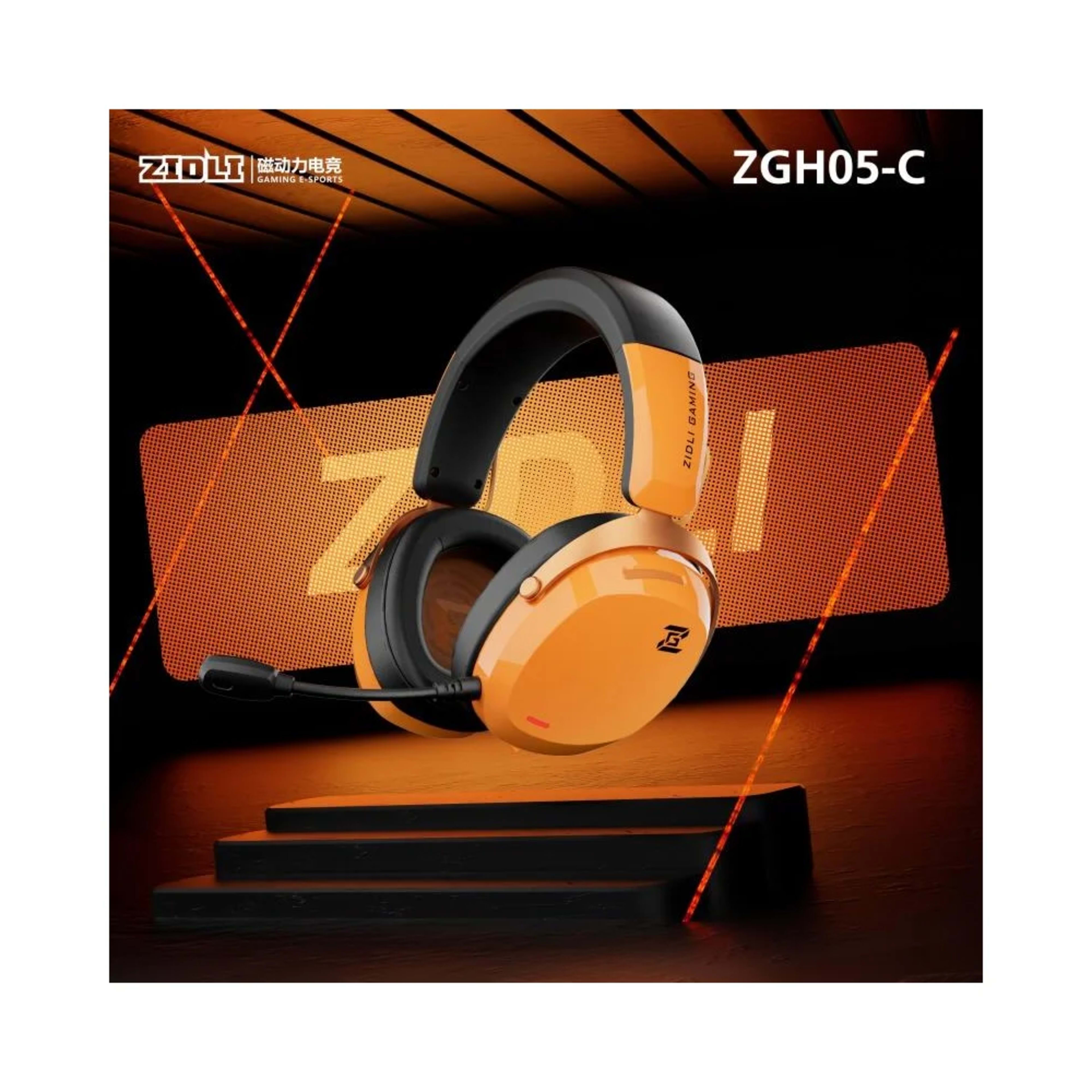 ZIdli Wired 7.1 Headset Orange 3 ZIdli Wired 7.1 Headset Orange thumbnail 3