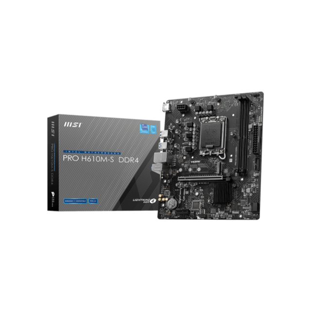 MSI PRO H610M-S D4 - Motherboards