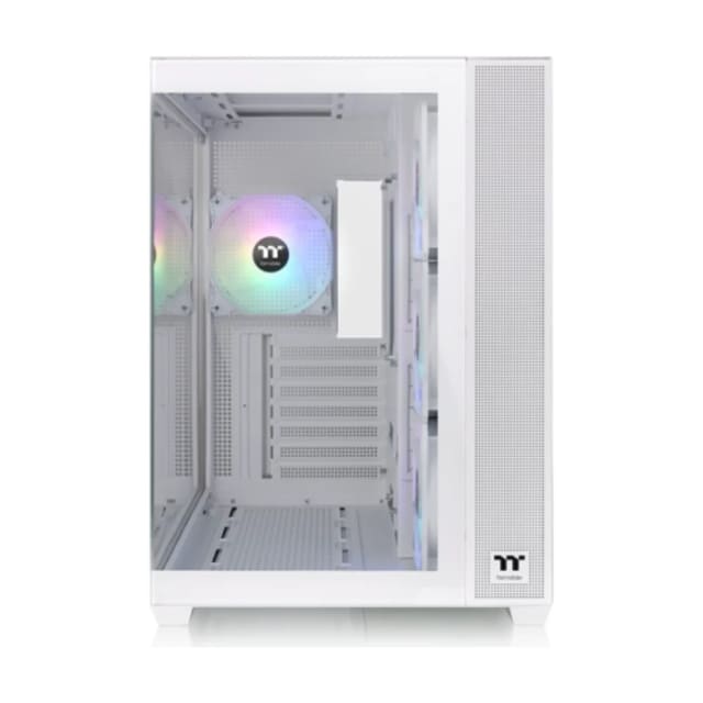 Thermaltake View 380 TG ARGB Mid Tower Gaming Case – Snow - Computer Cases