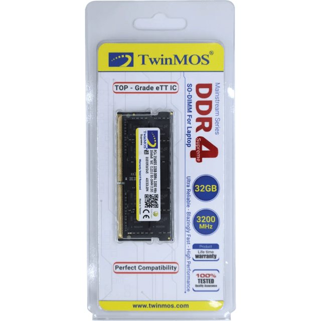 Twinmos 4GB DDR4 3200MHz Laptop - Memory (RAM)