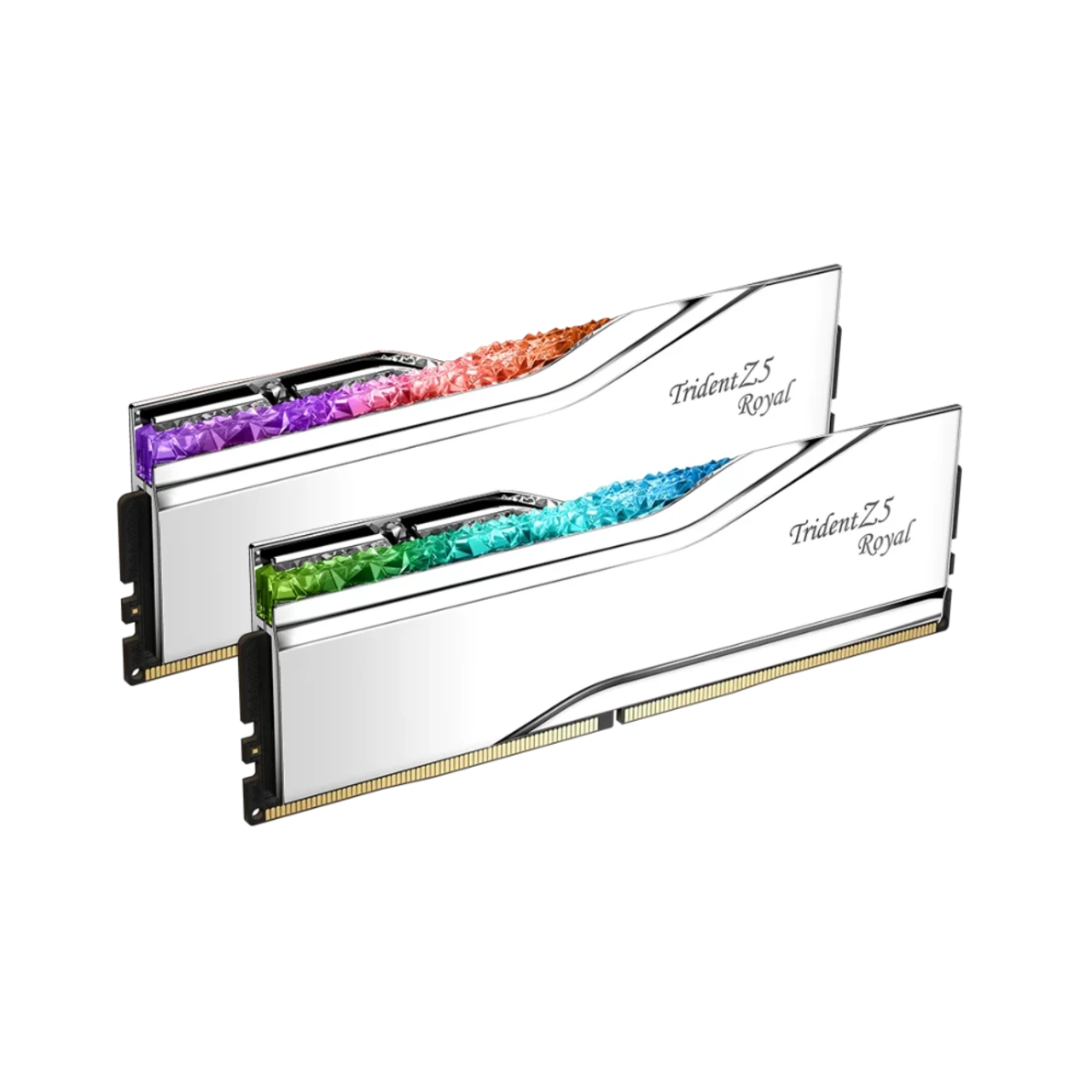 32GB (16x2) KIT 6400mhz TRIDENT Z5 ROYAL (INTEL) RGB SILVER 4 32GB (16x2) KIT 6400mhz TRIDENT Z5 ROYAL (INTEL) RGB SILVER thumbnail 4