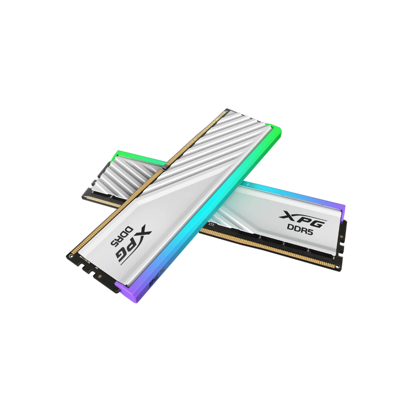 XPG 32GB 6000MHz LANCER BLADE DDR5 DESKTOP RGB ( Dual Pack 16 x 2 ) WHITE (CL 30-40-40)  thumbnail 3