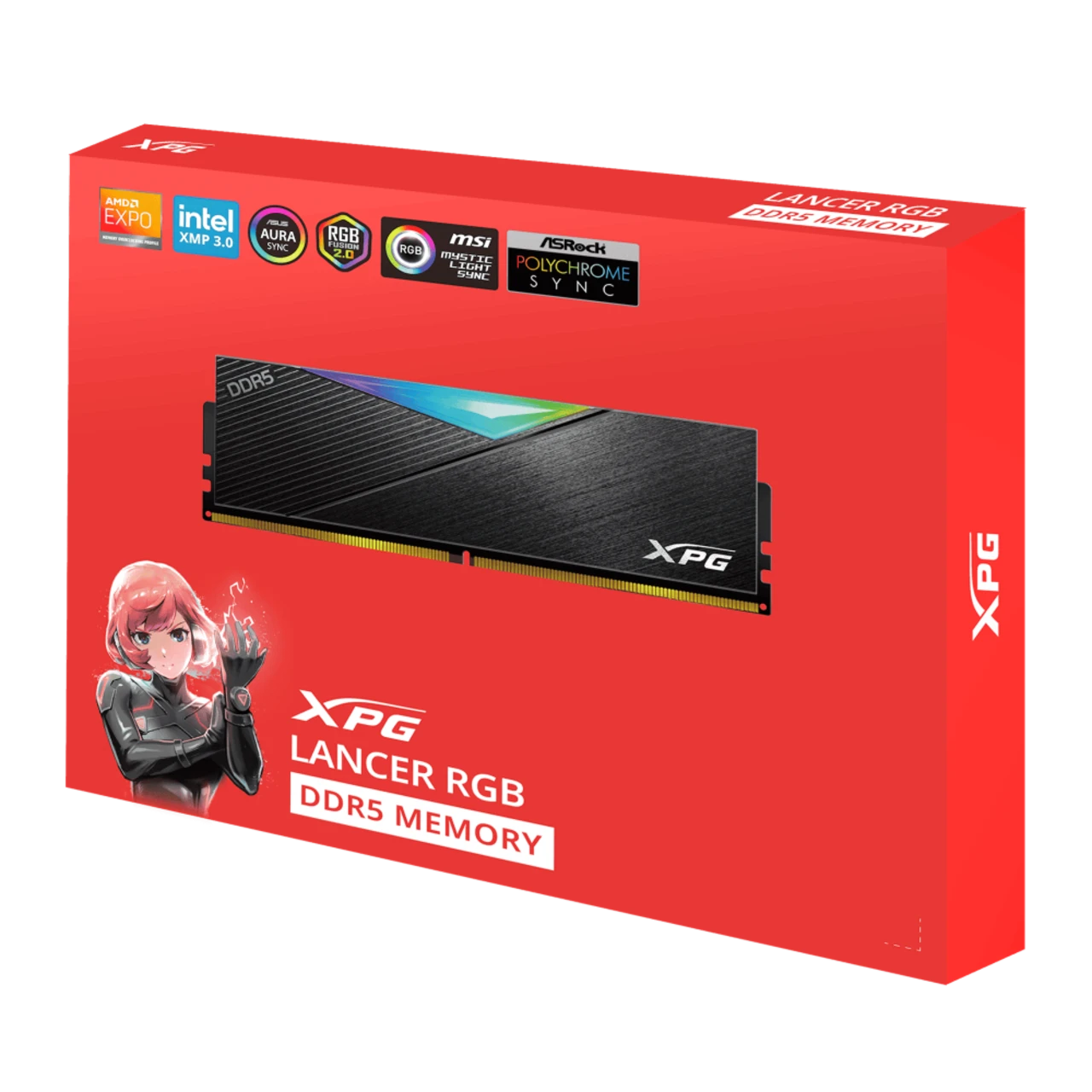 XPG 64GB 6000MHz LANCER BLADE DDR5 DESKTOP RGB ( Dual Pack 32 x 2 ) (BLACK) (CL 30-40-40) 4 XPG 64GB 6000MHz LANCER BLADE DDR5 DESKTOP RGB ( Dual Pack 32 x 2 ) (BLACK) (CL 30-40-40) thumbnail 4