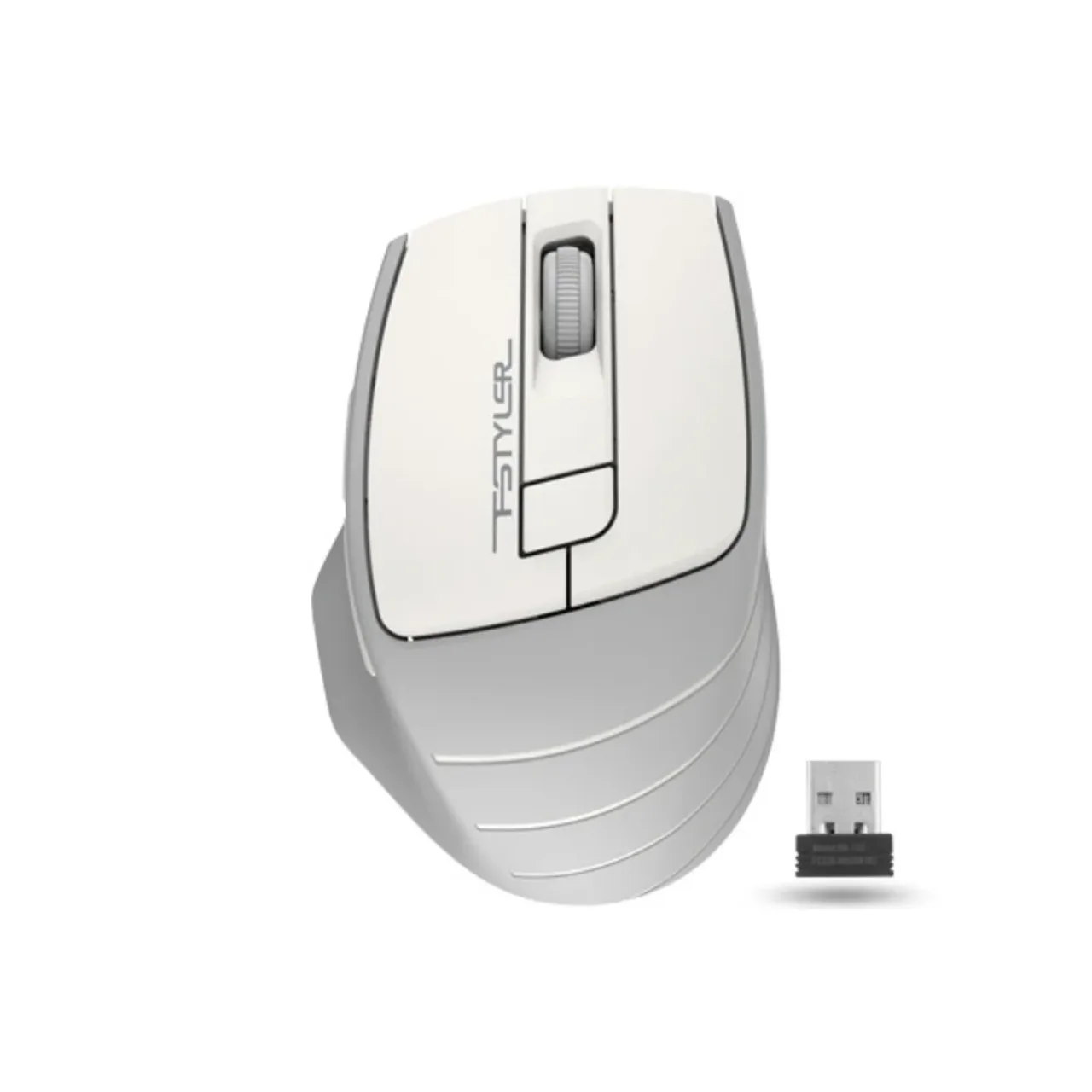 A4tech FG30S Fstyler Wireless Silent Click Mouse USB White - Main Image