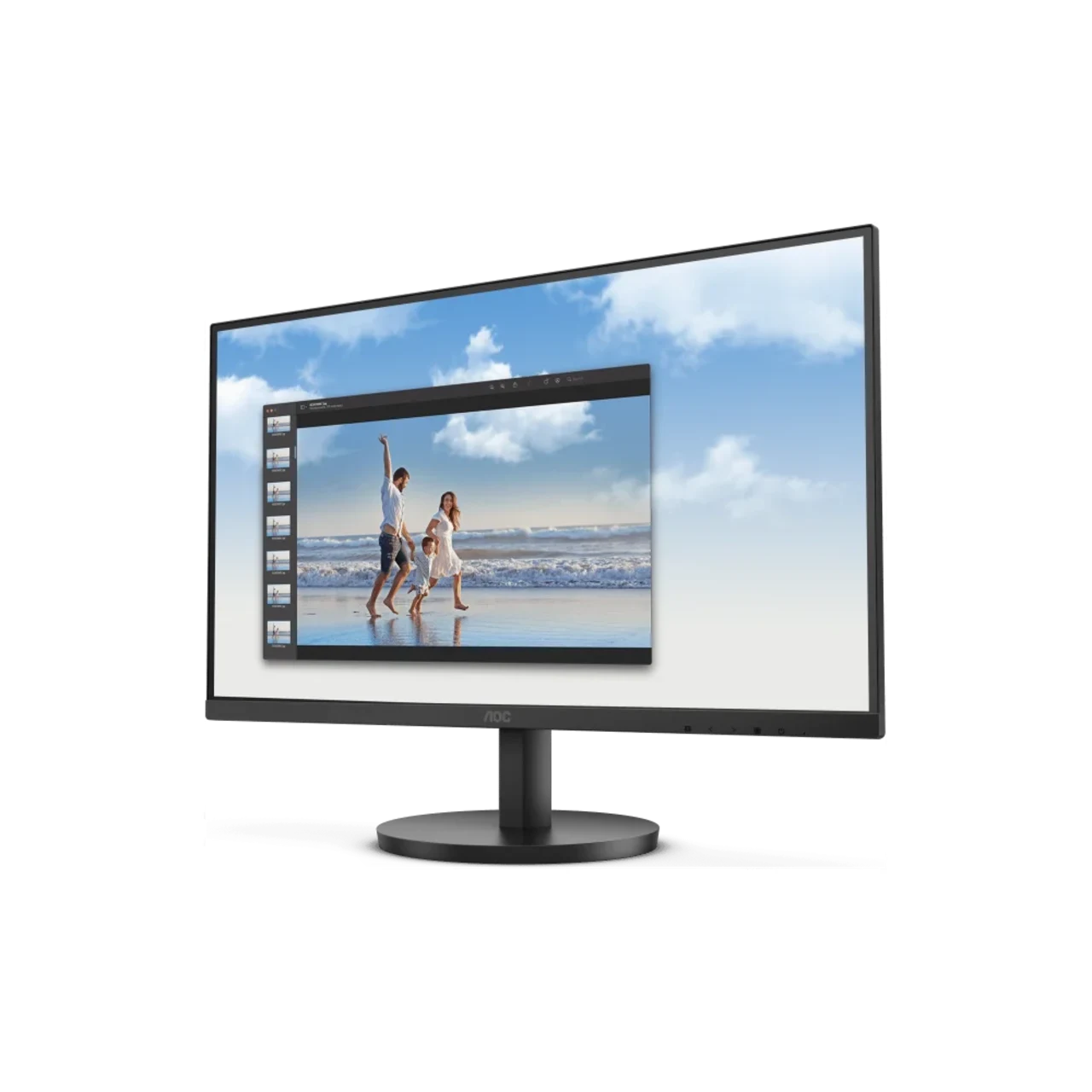  AOC 3-SIDED FRAMELESS LED 21.5” 22B3HM thumbnail 2