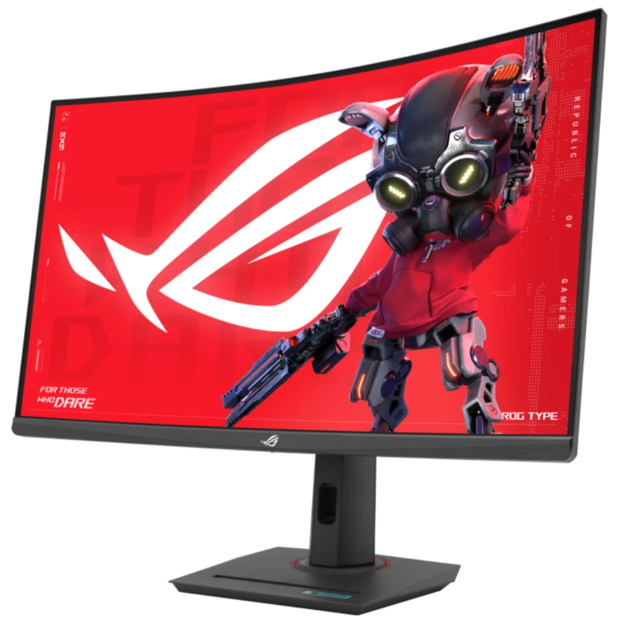 Asus XG32WCS (VA Panel, Res: 2560X1440, 180Hz, 1ms GTG, Curved) 2K thumbnail 3
