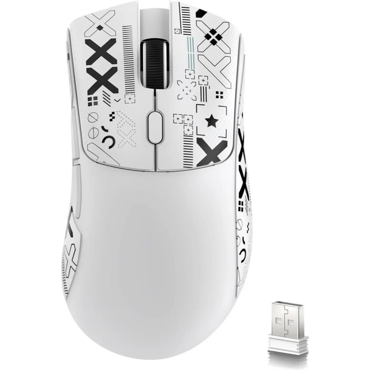 Attack Shark R1 Wireless Gaming Mouse White 2 Attack Shark R1 Wireless Gaming Mouse White thumbnail 2