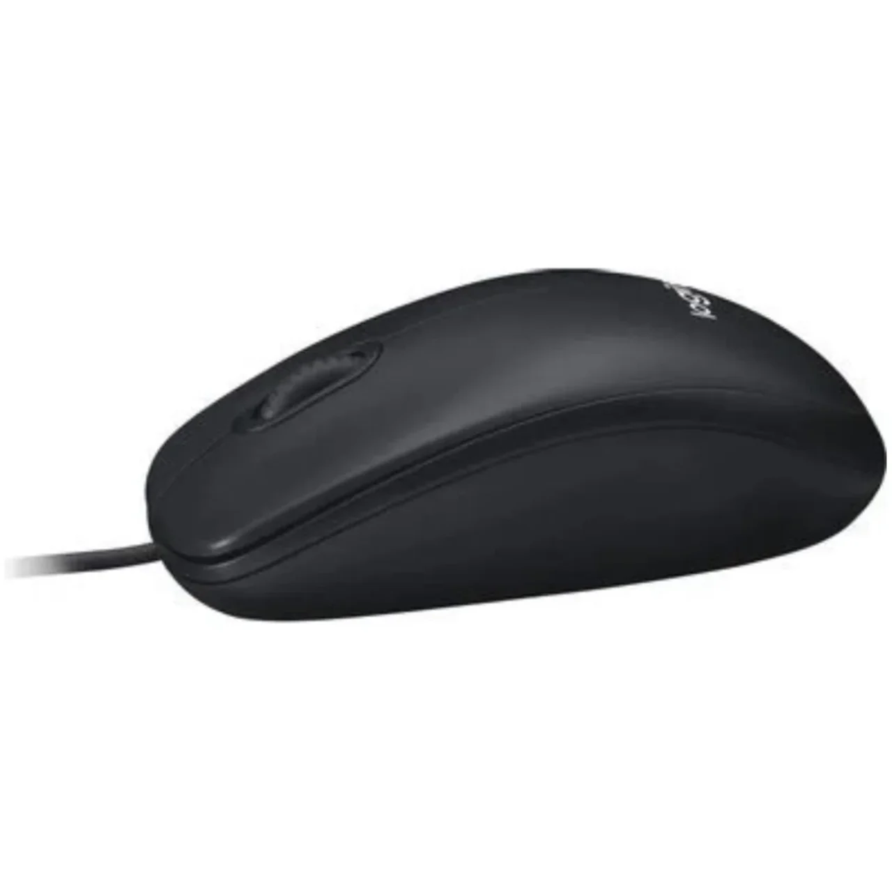 Logitech B100 Optical USB Wired Mouse - Black  thumbnail 3