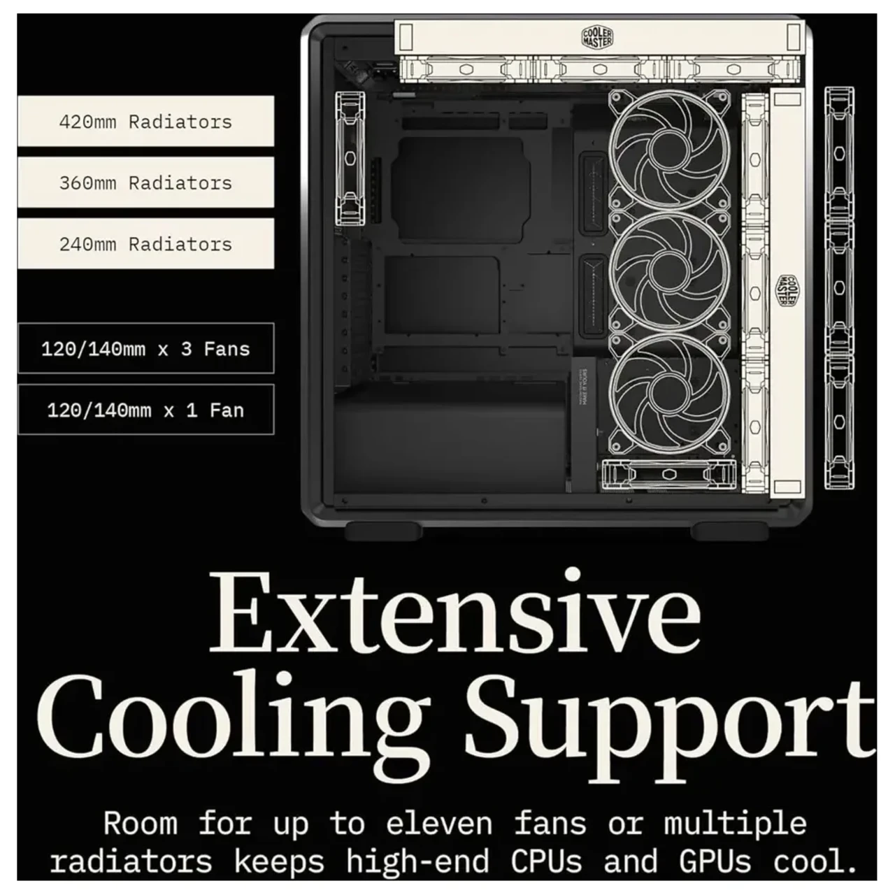 COOLER MASTER MasterFrame 600  Black thumbnail 3