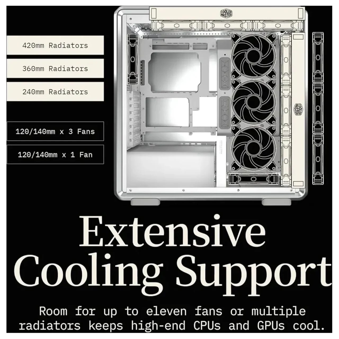 COOLER MASTER MasterFrame 600 Silver 2 COOLER MASTER MasterFrame 600 Silver thumbnail 2