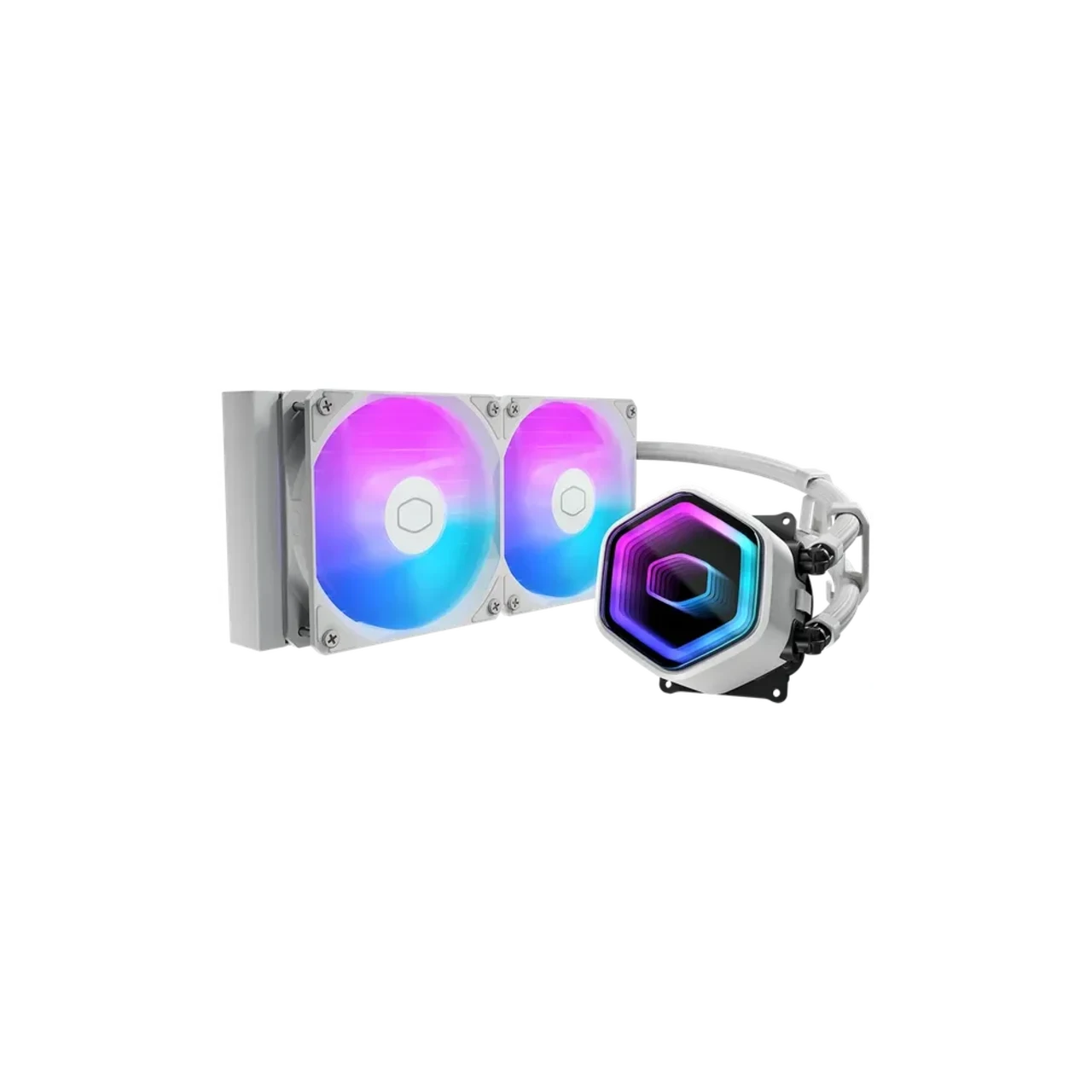 COOLER MASTER MasterLiquid 240 Core II White - Main Image COOLER MASTER MasterLiquid 240 Core II White - Main Image