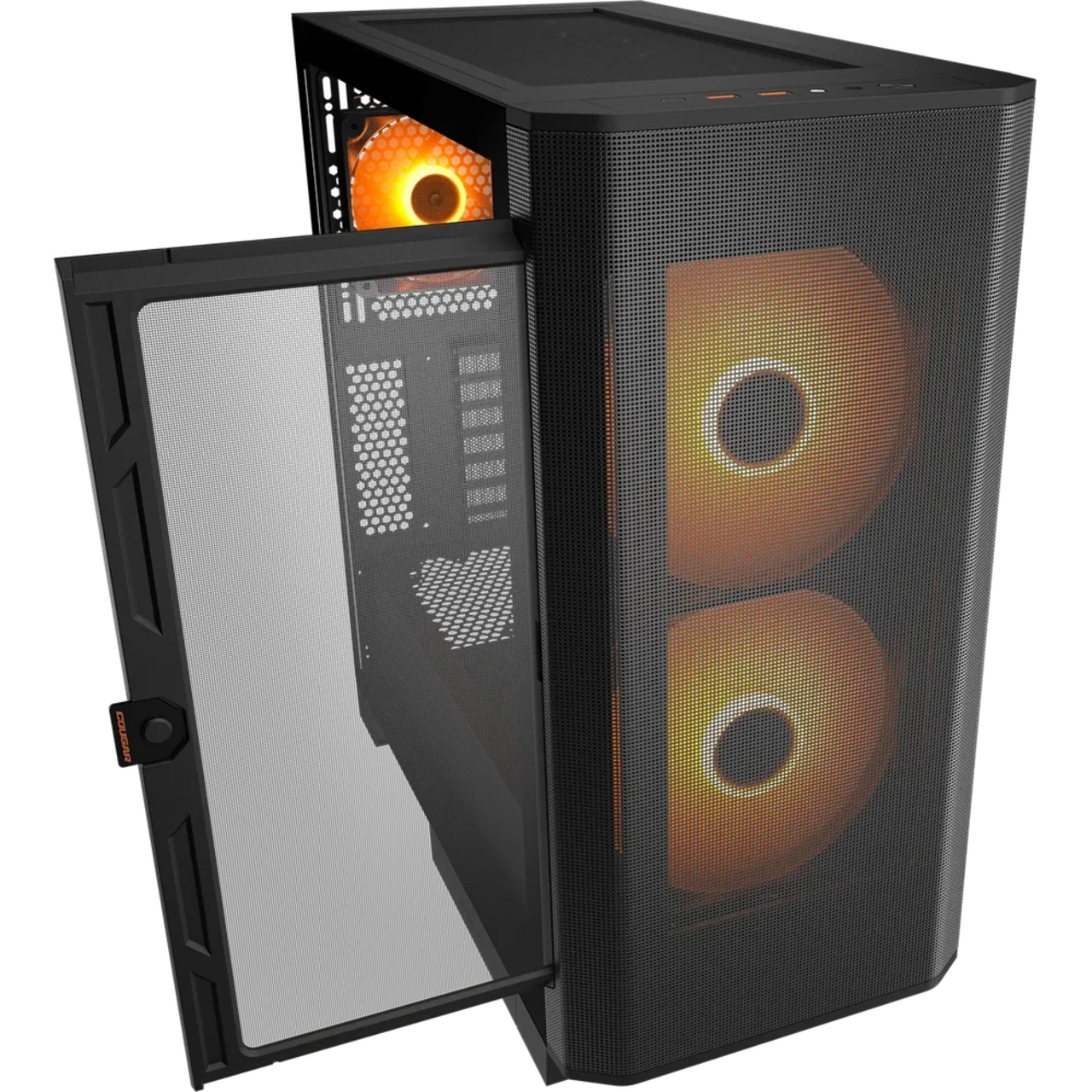 COUGAR Airface FLO RGB Mid Tower - Black 4 COUGAR Airface FLO RGB Mid Tower - Black thumbnail 4