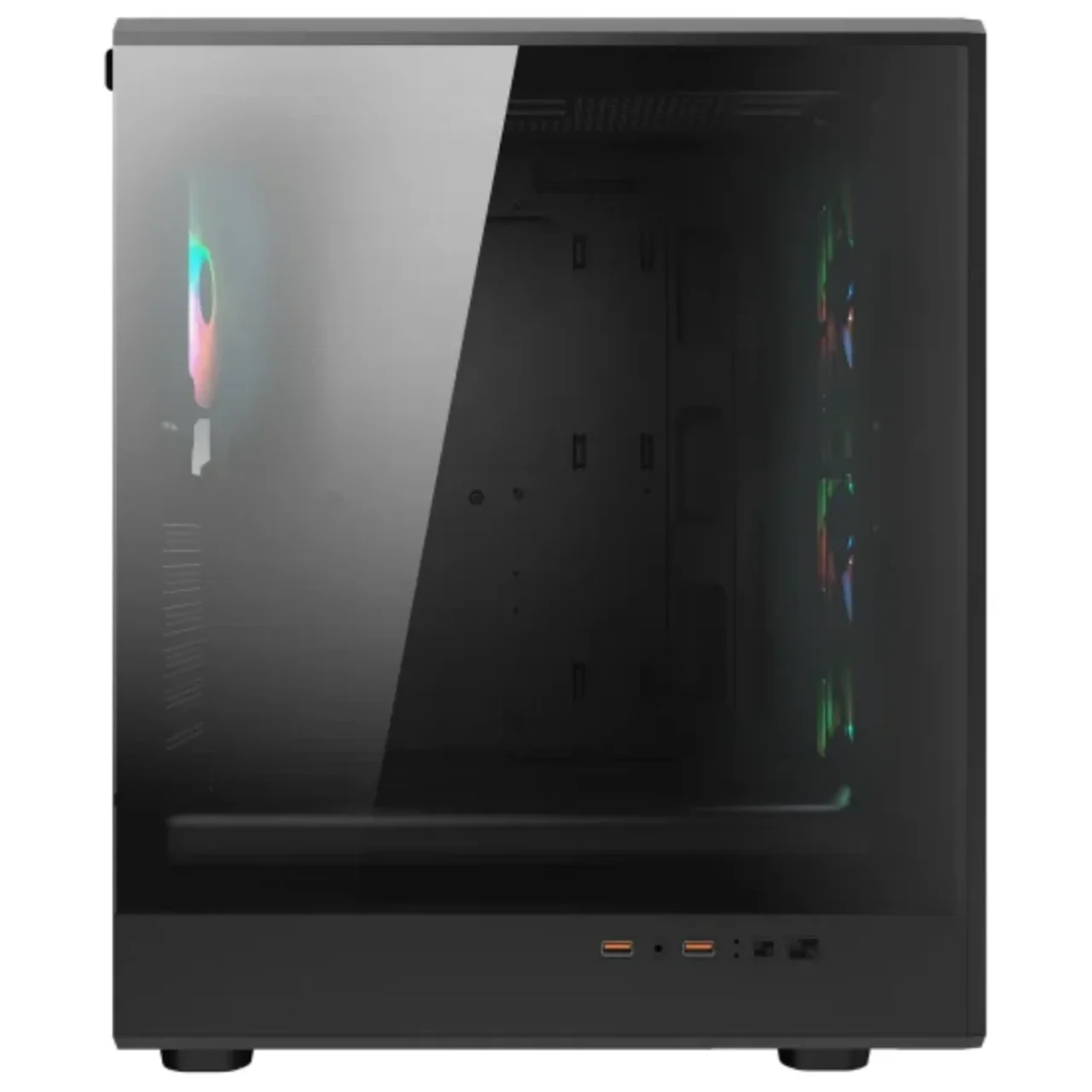 COUGAR Airface Pure RGB Compact ATX Mid Tower - Black - Main Image COUGAR Airface Pure RGB Compact ATX Mid Tower - Black - Main Image