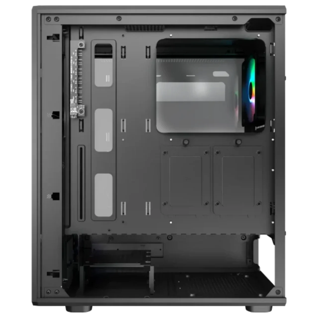 COUGAR Airface Pure RGB Compact ATX Mid Tower - Black 2 COUGAR Airface Pure RGB Compact ATX Mid Tower - Black thumbnail 2