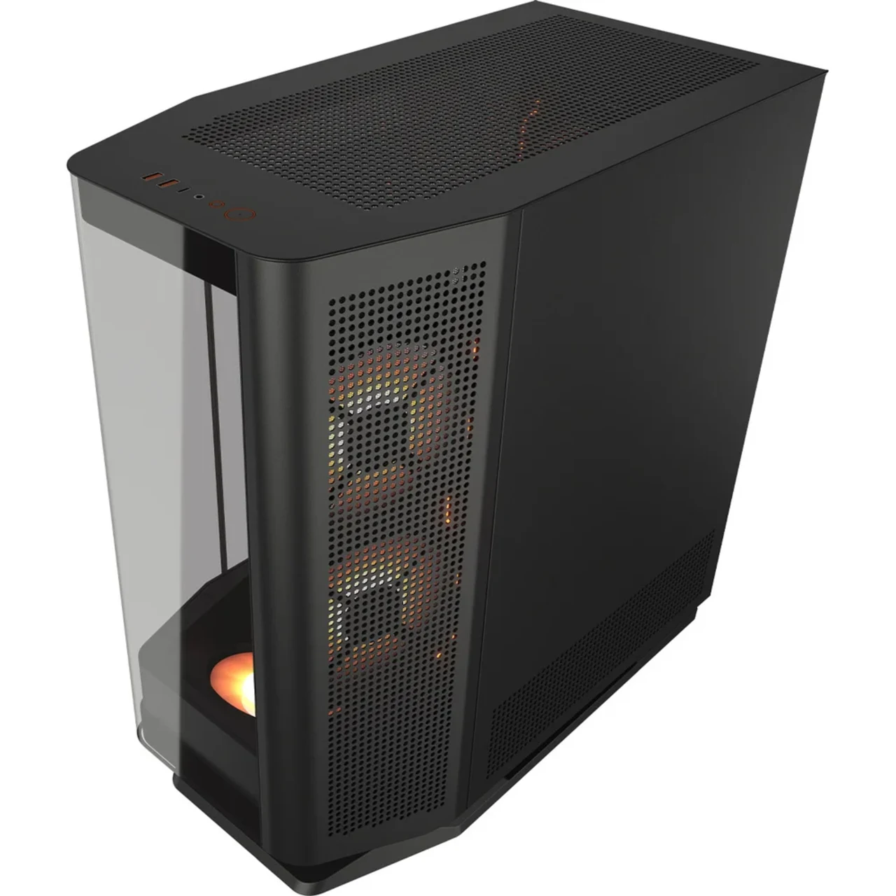 COUGAR FV270 RGB / Mid-Tower / curved glass panel- Black - Main Image
