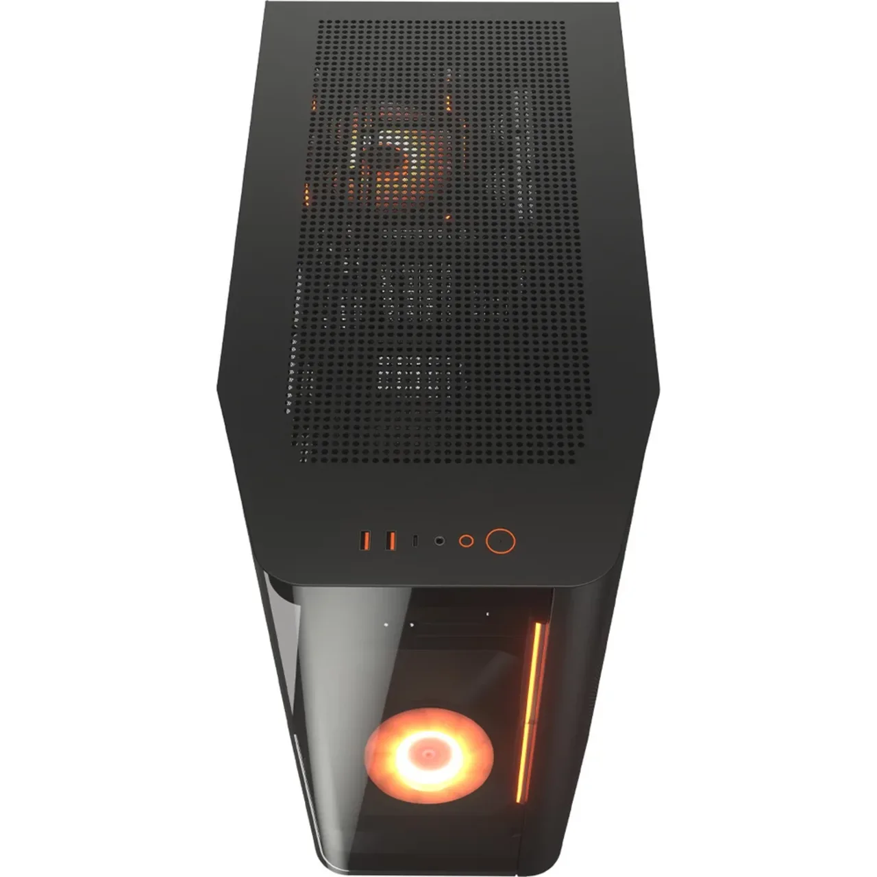 COUGAR FV270 RGB / Mid-Tower / curved glass panel- Black thumbnail 4