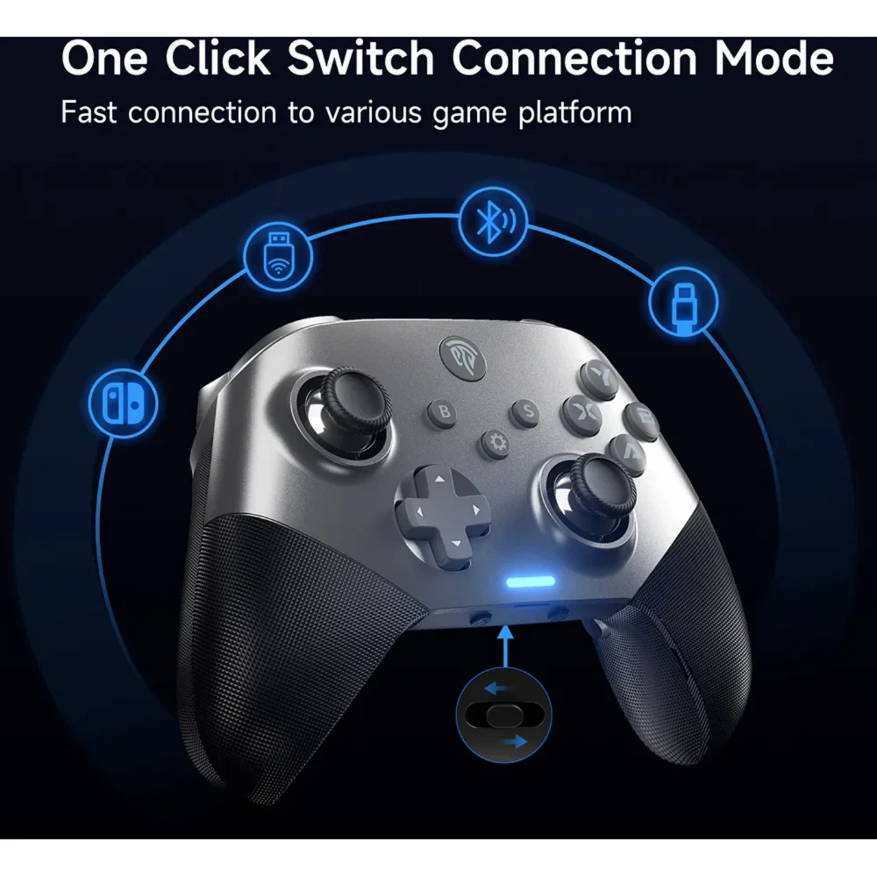 EasySMX X10 Controller with Mechanical Buttons and Hall Joysticks - Purple - Main Image EasySMX X10 Controller with Mechanical Buttons and Hall Joysticks - Purple - Main Image