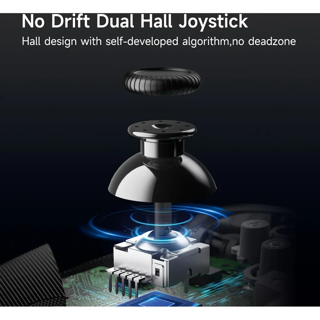 EasySMX X10 Controller with Mechanical Buttons and Hall Joysticks - Silver thumbnail 3