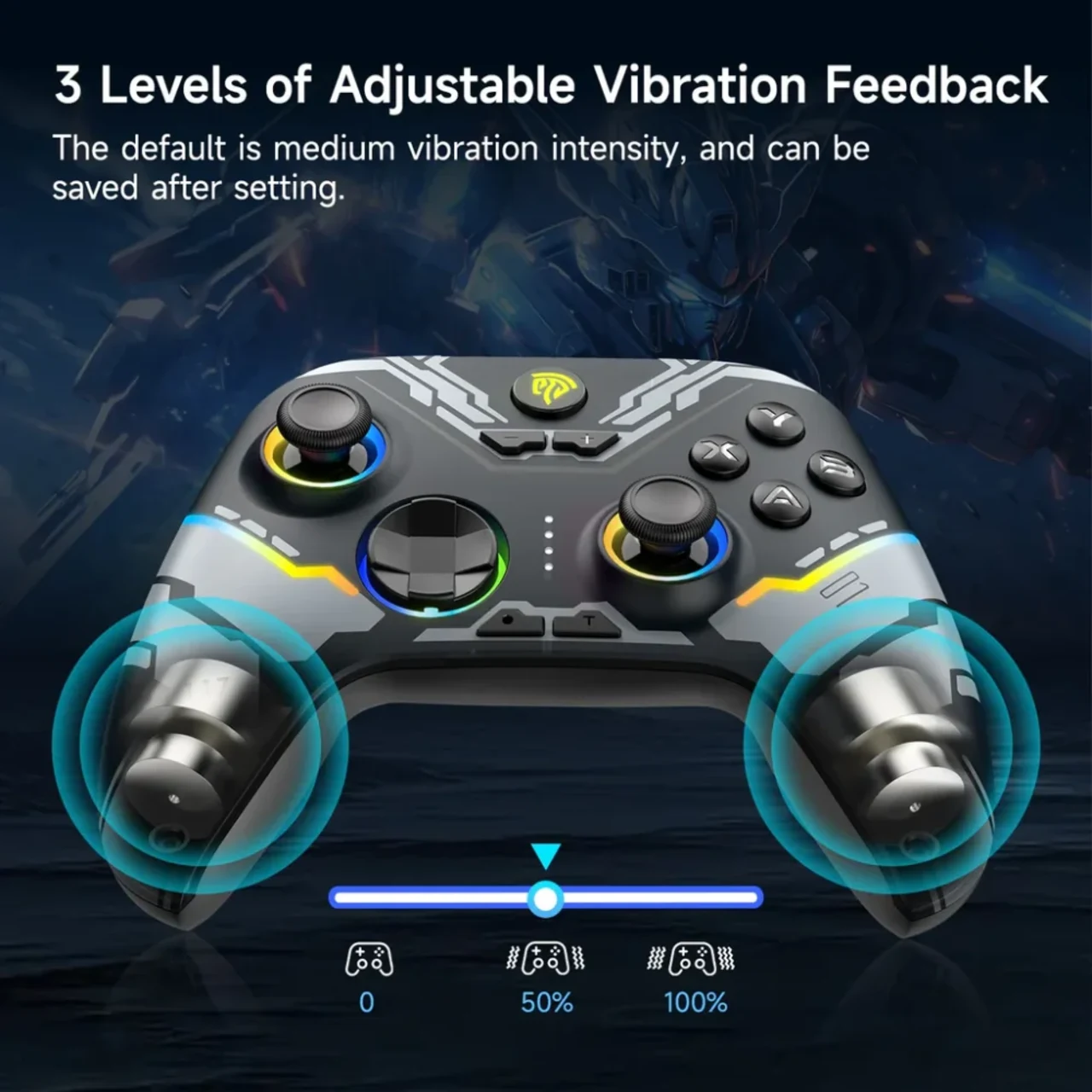 EasySMX X15 RGB Controller With Hall Trigger and Hall Joystick – Mecha 3 EasySMX X15 RGB Controller With Hall Trigger and Hall Joystick – Mecha thumbnail 3