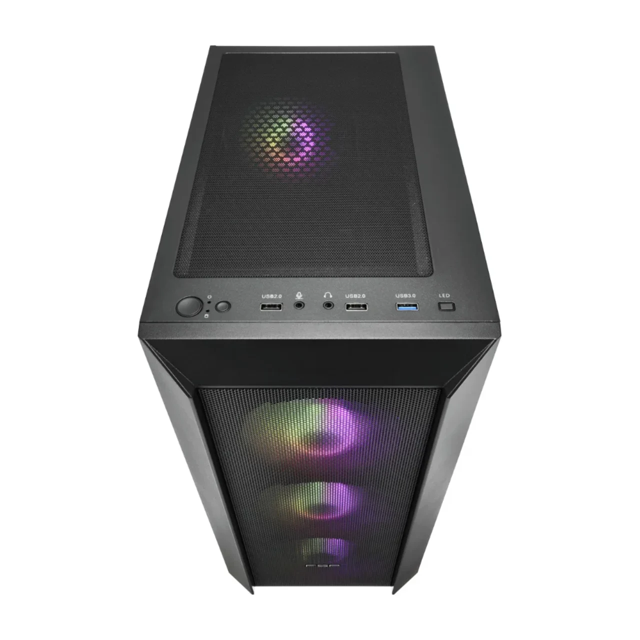 FSP CMT218 Chassis + 650W 80 Plus Bronze PSU + 4xARGB Fans - Main Image FSP CMT218 Chassis + 650W 80 Plus Bronze PSU + 4xARGB Fans - Main Image