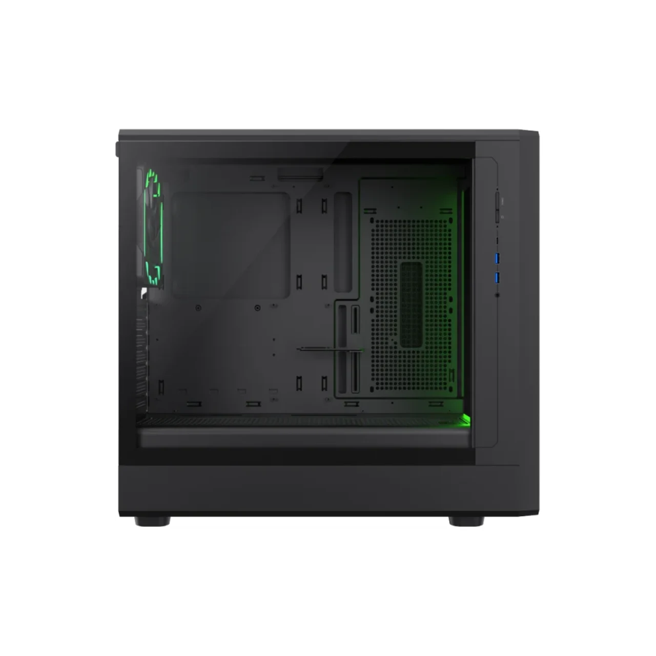 GameMax CLAW 460 BK Mid Tower Where Air Moves With Style - Black 3 GameMax CLAW 460 BK Mid Tower Where Air Moves With Style - Black thumbnail 3