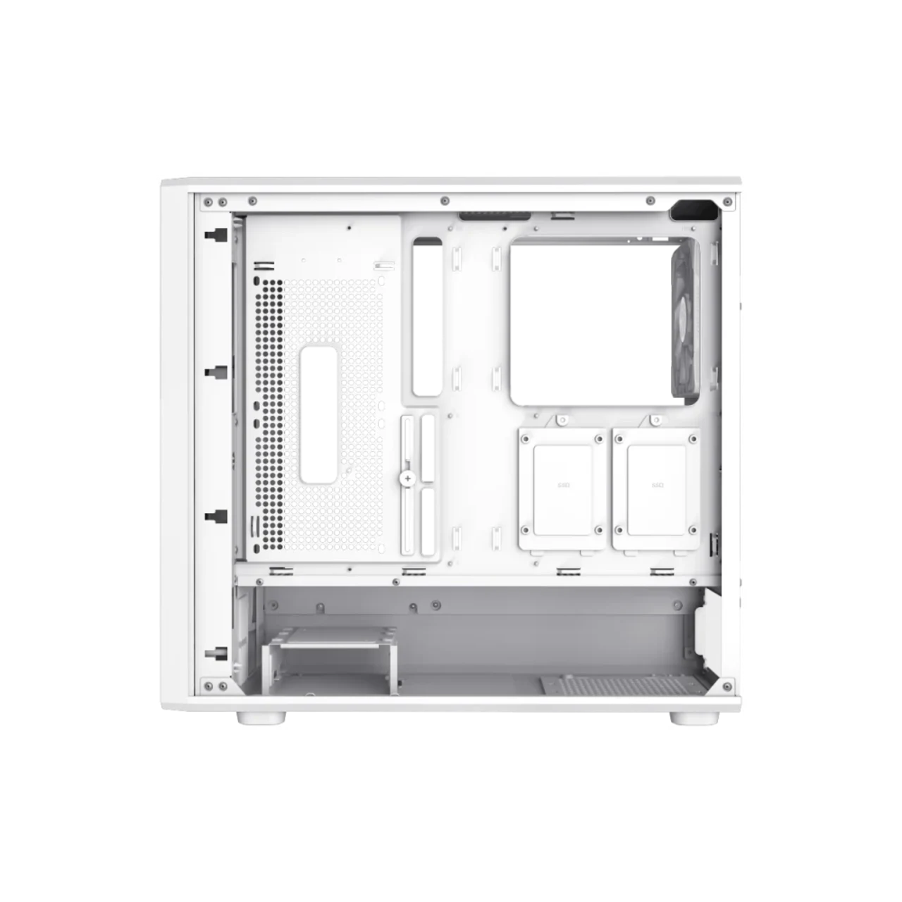 GameMax CLAW 460 BK Mid Tower Where Air Moves With Style - White 4 GameMax CLAW 460 BK Mid Tower Where Air Moves With Style - White thumbnail 4