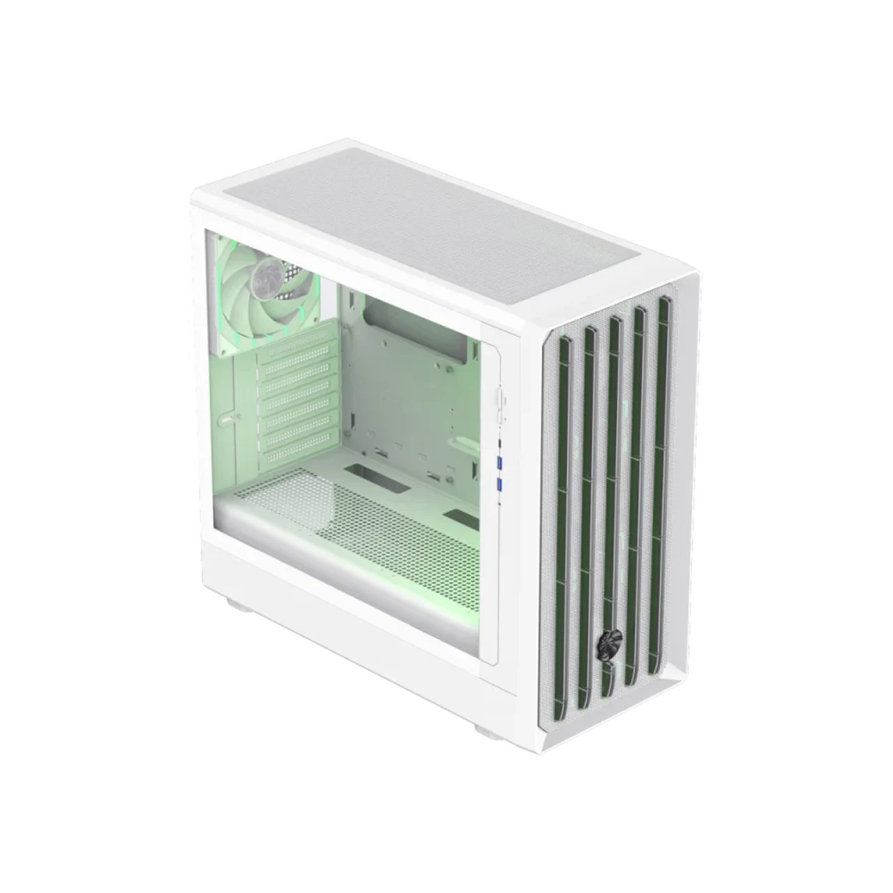 GameMax CLAW 460 BK Mid Tower Where Air Moves With Style - White - Main Image GameMax CLAW 460 BK Mid Tower Where Air Moves With Style - White - Main Image