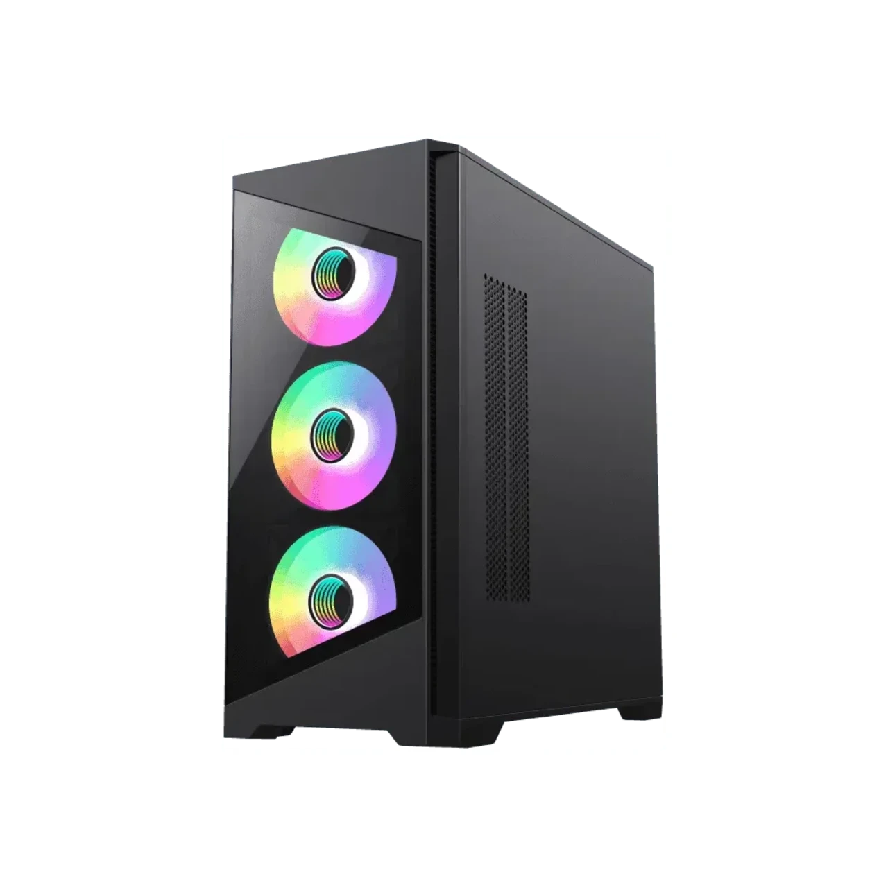 GameMax DESTROYER TGB Micro-ATX 4 ARGB Fans, Tempered Glass Panels Gaming Case - Black 2 GameMax DESTROYER TGB Micro-ATX 4 ARGB Fans, Tempered Glass Panels Gaming Case - Black thumbnail 2