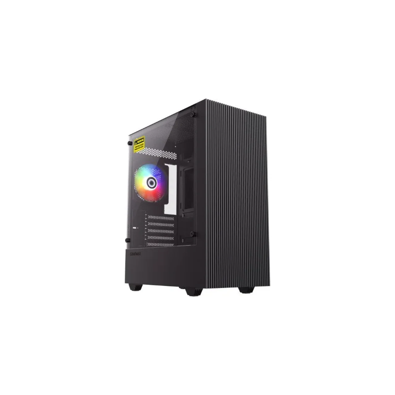 GameMax EDGE Mini Tower Compact Design - Supports Micro ATX and Mini ITX motherboards - Black 4 GameMax EDGE Mini Tower Compact Design - Supports Micro ATX and Mini ITX motherboards - Black thumbnail 4