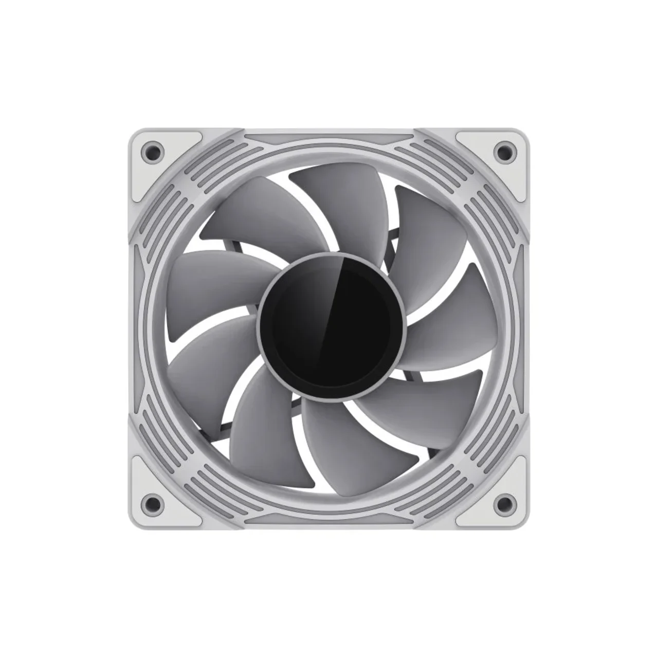GameMax FN12A-C8I-RW, Reverse 120mm ARGB Fan -White 2 GameMax FN12A-C8I-RW, Reverse 120mm ARGB Fan -White thumbnail 2