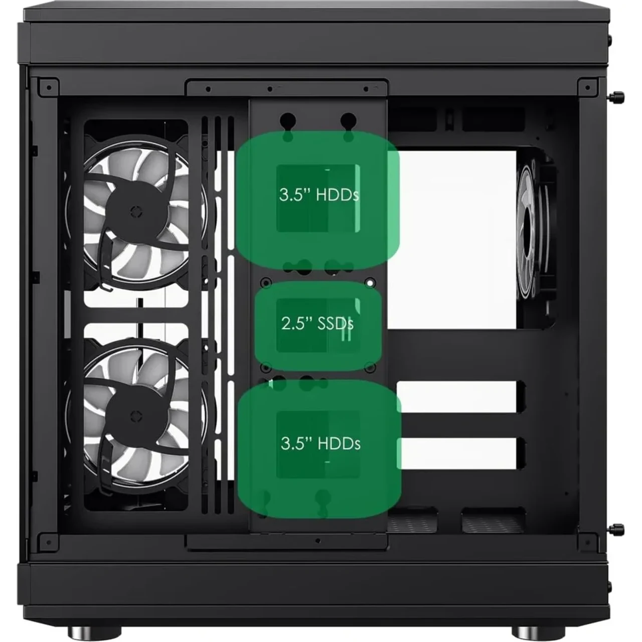 GameMax HYPE-A BK full viewed designed Mid Tower ATX PC Gamig Case - Black 2 GameMax HYPE-A BK full viewed designed Mid Tower ATX PC Gamig Case - Black thumbnail 2
