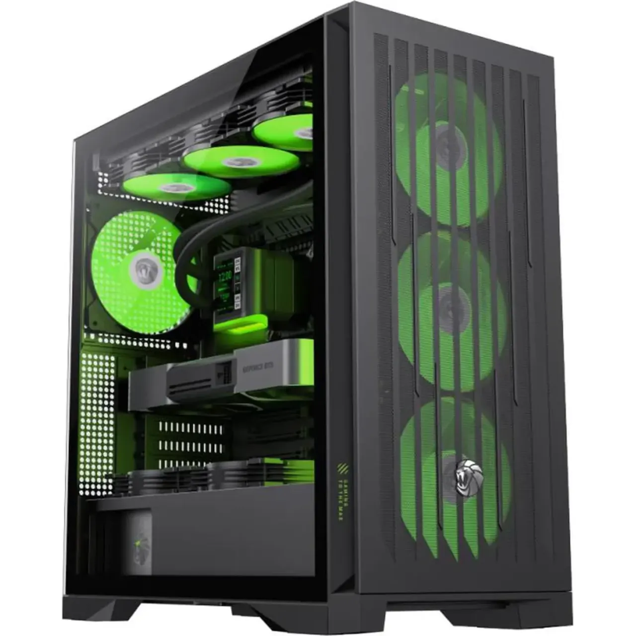 GameMax LEADER 2 BK Mid Tower Gaming Case - Black 3 GameMax LEADER 2 BK Mid Tower Gaming Case - Black thumbnail 3