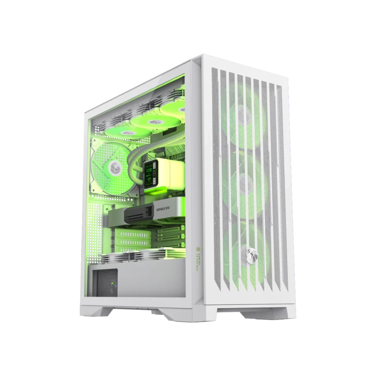 GameMax LEADER 2 HW Mid Tower Gaming Case - White 3 GameMax LEADER 2 HW Mid Tower Gaming Case - White thumbnail 3