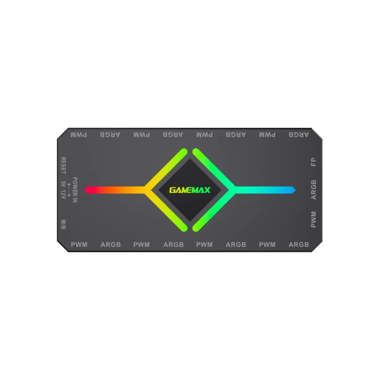 GameMax V4.0 ARGB HUB PWM BK Controller. Black 3 GameMax V4.0 ARGB HUB PWM BK Controller. Black thumbnail 3