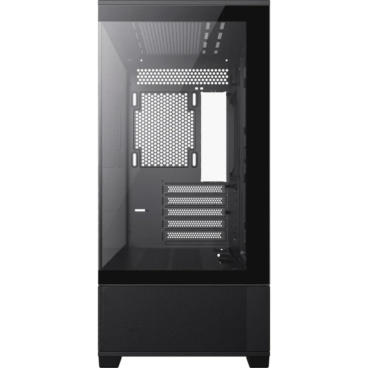 GameMAx Vista MB Micro ATX tower - Aesthetic looks, airflow focus Glass to Glass full view - Black 4 GameMAx Vista MB Micro ATX tower - Aesthetic looks, airflow focus Glass to Glass full view - Black thumbnail 4