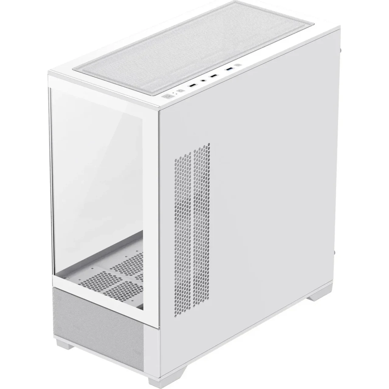 GameMAx Vista MW Micro ATX tower - Aesthetic looks, airflow focus Glass to Glass full view - White - Main Image GameMAx Vista MW Micro ATX tower - Aesthetic looks, airflow focus Glass to Glass full view - White - Main Image